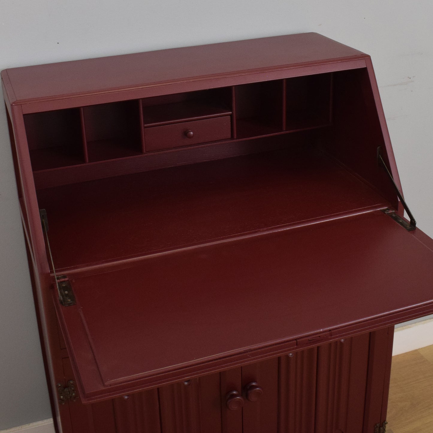 Painted Linenfold Bureau