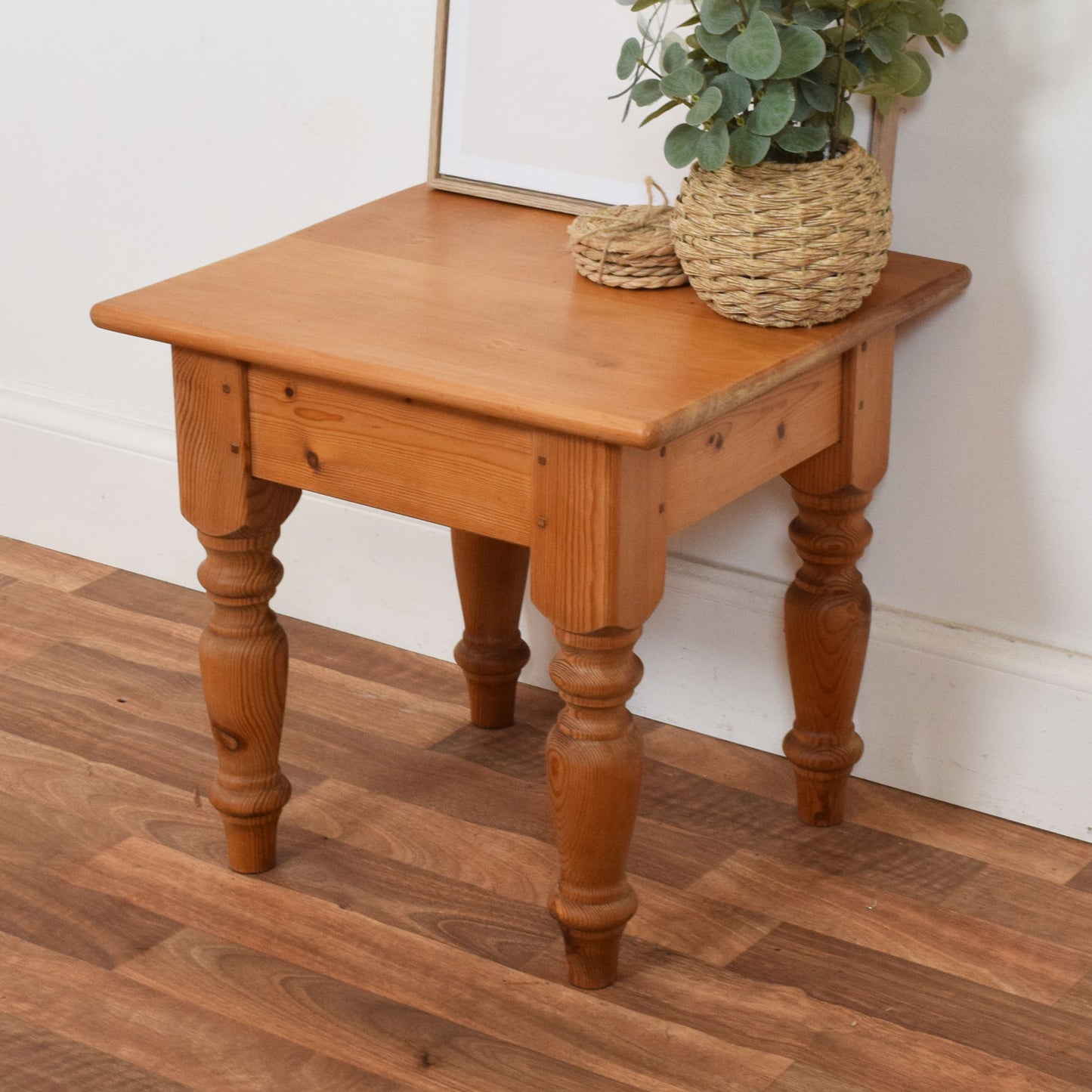 Rustic Pine Side Table