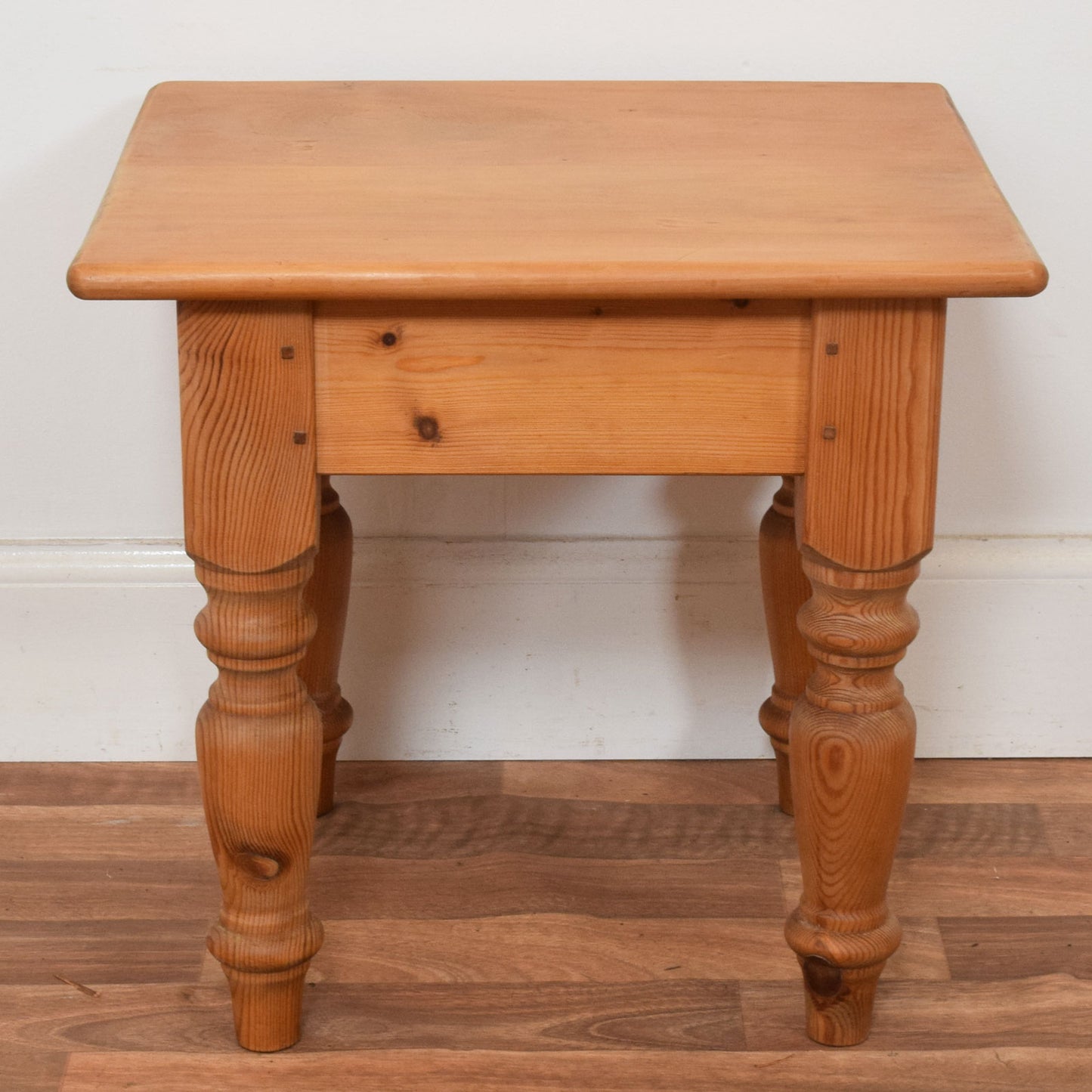 Rustic Pine Side Table