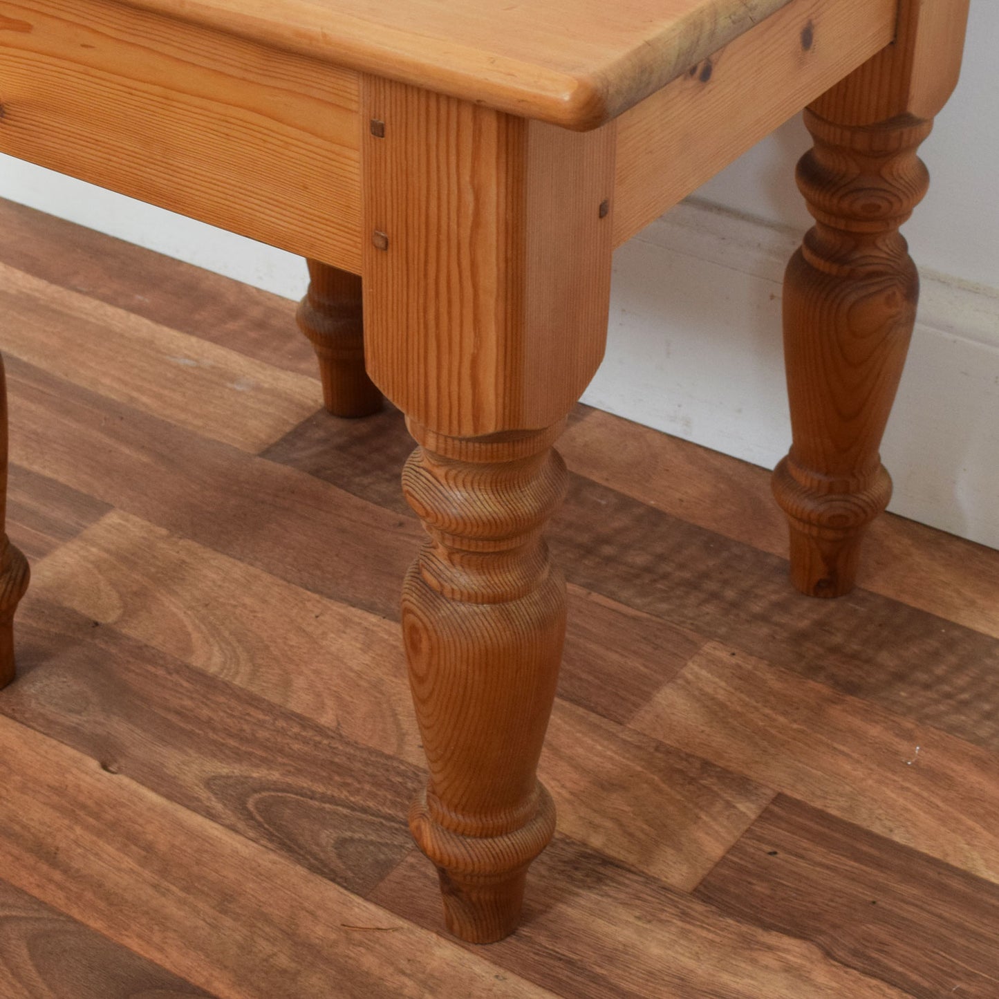 Rustic Pine Side Table