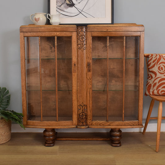 Oak Display Bookcase