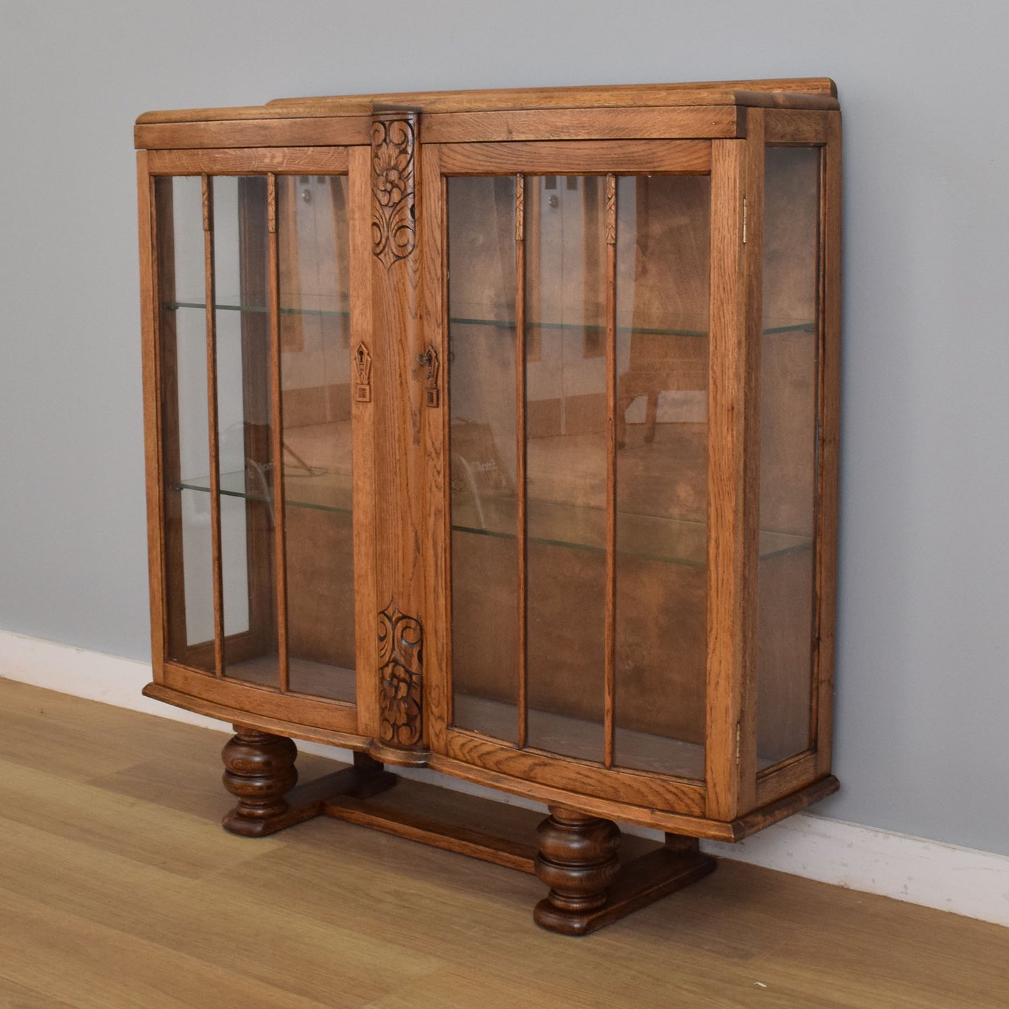 Oak Display Bookcase