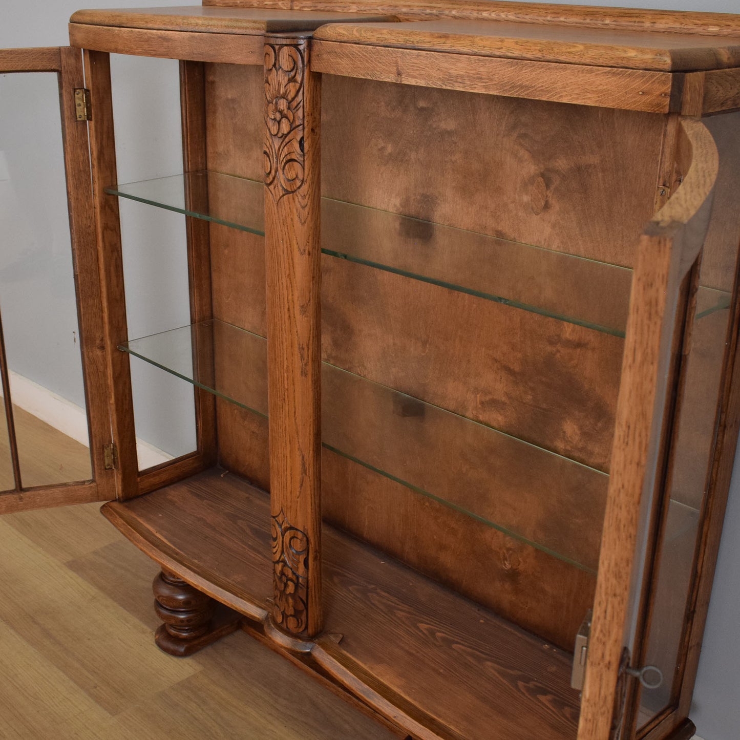 Oak Display Bookcase