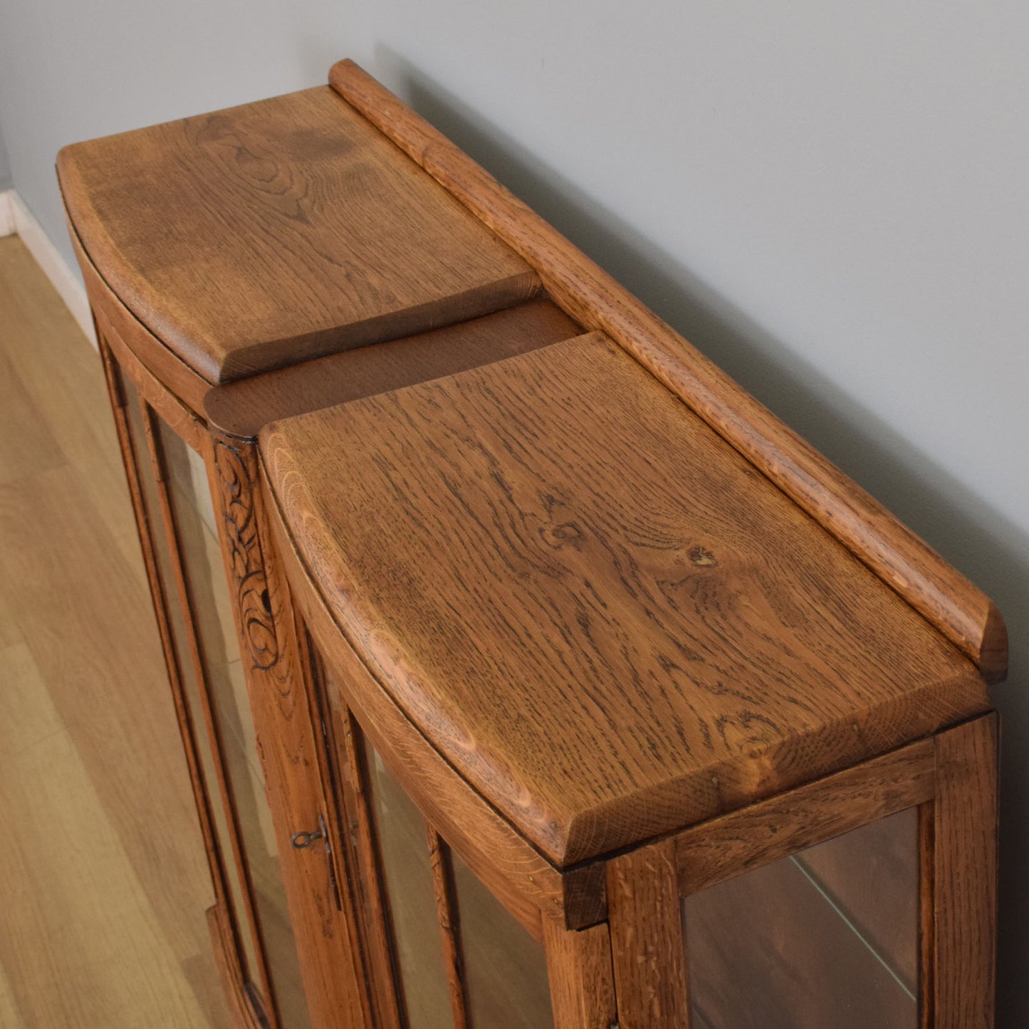 Oak Display Bookcase