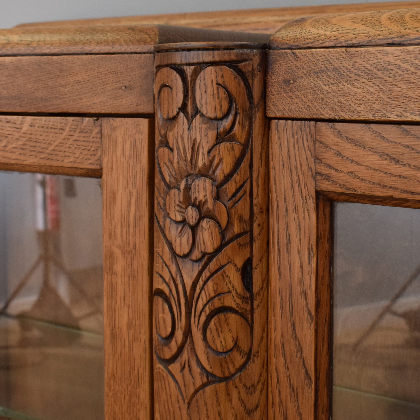 Oak Display Bookcase