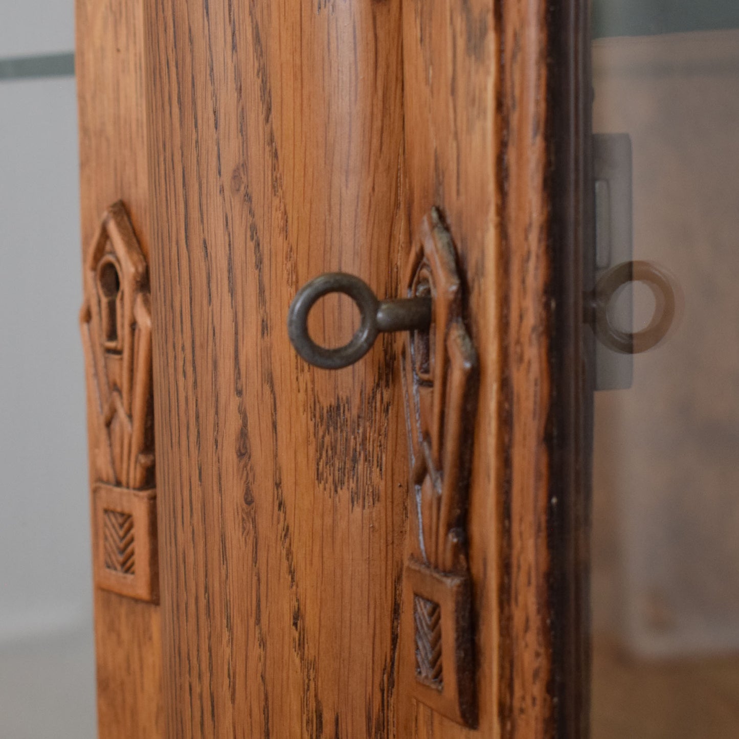 Oak Display Bookcase