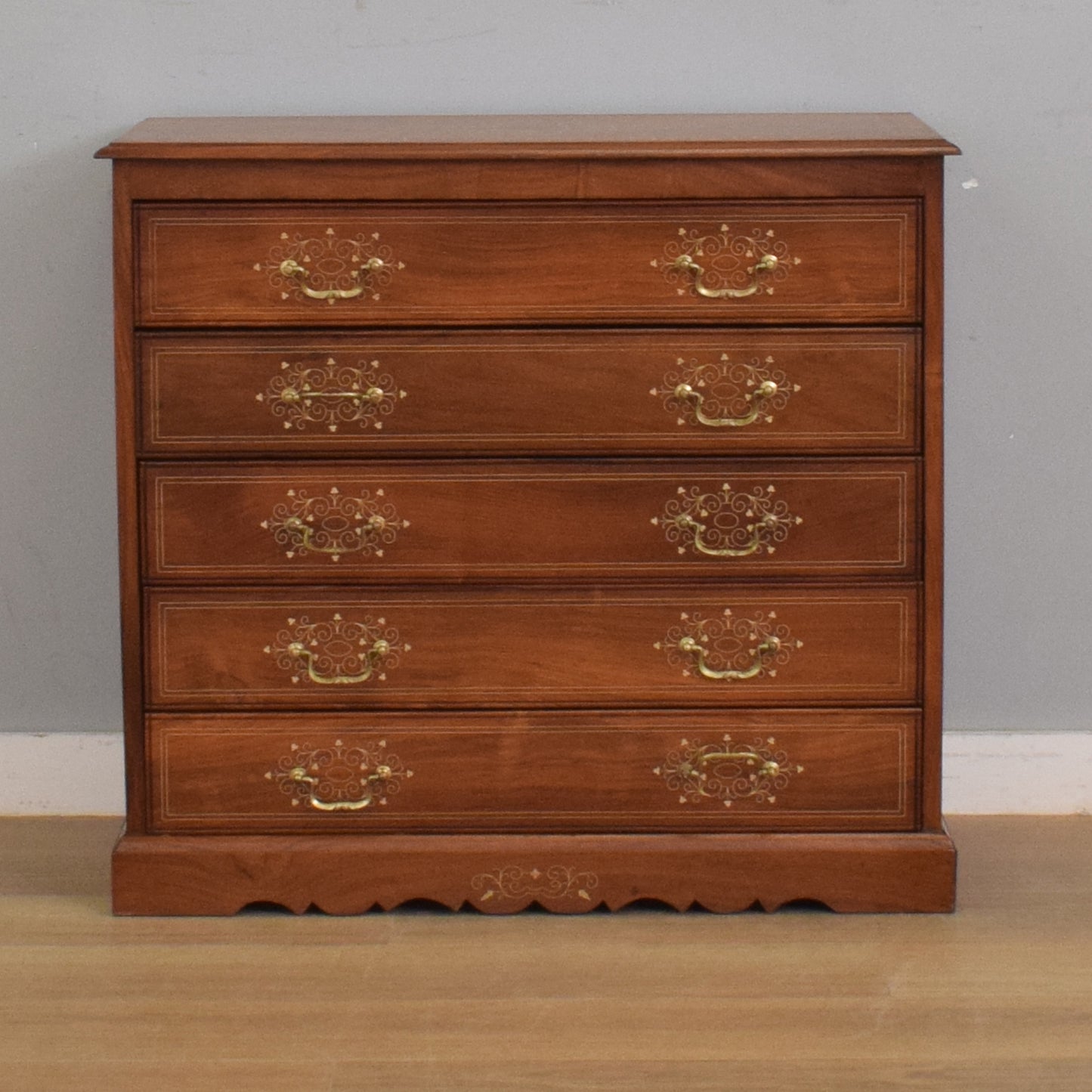 Mahogany Inlay Chest of Drawers