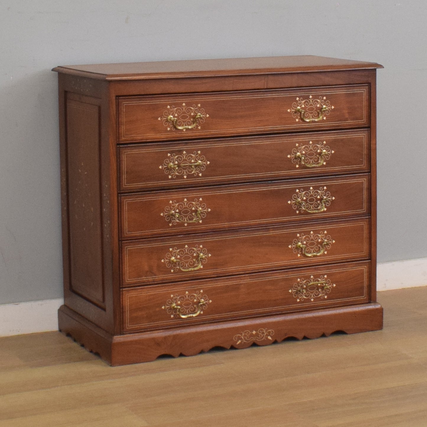 Mahogany Inlay Chest of Drawers