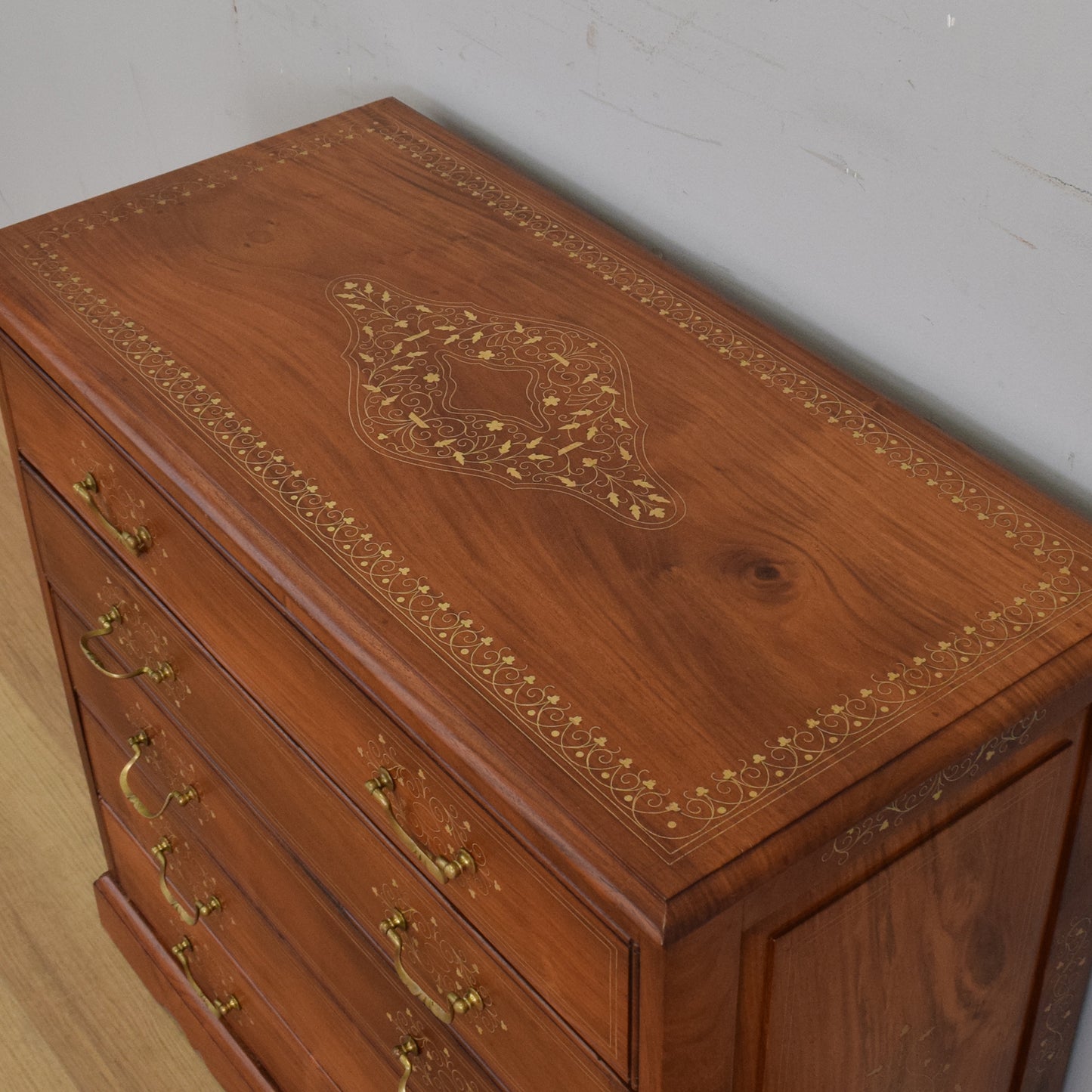 Mahogany Inlay Chest of Drawers