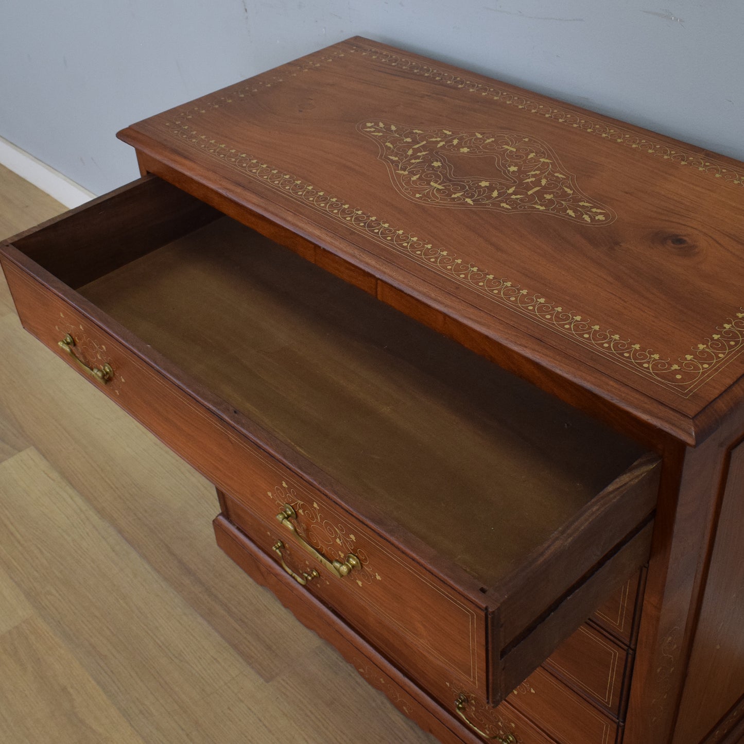 Mahogany Inlay Chest of Drawers