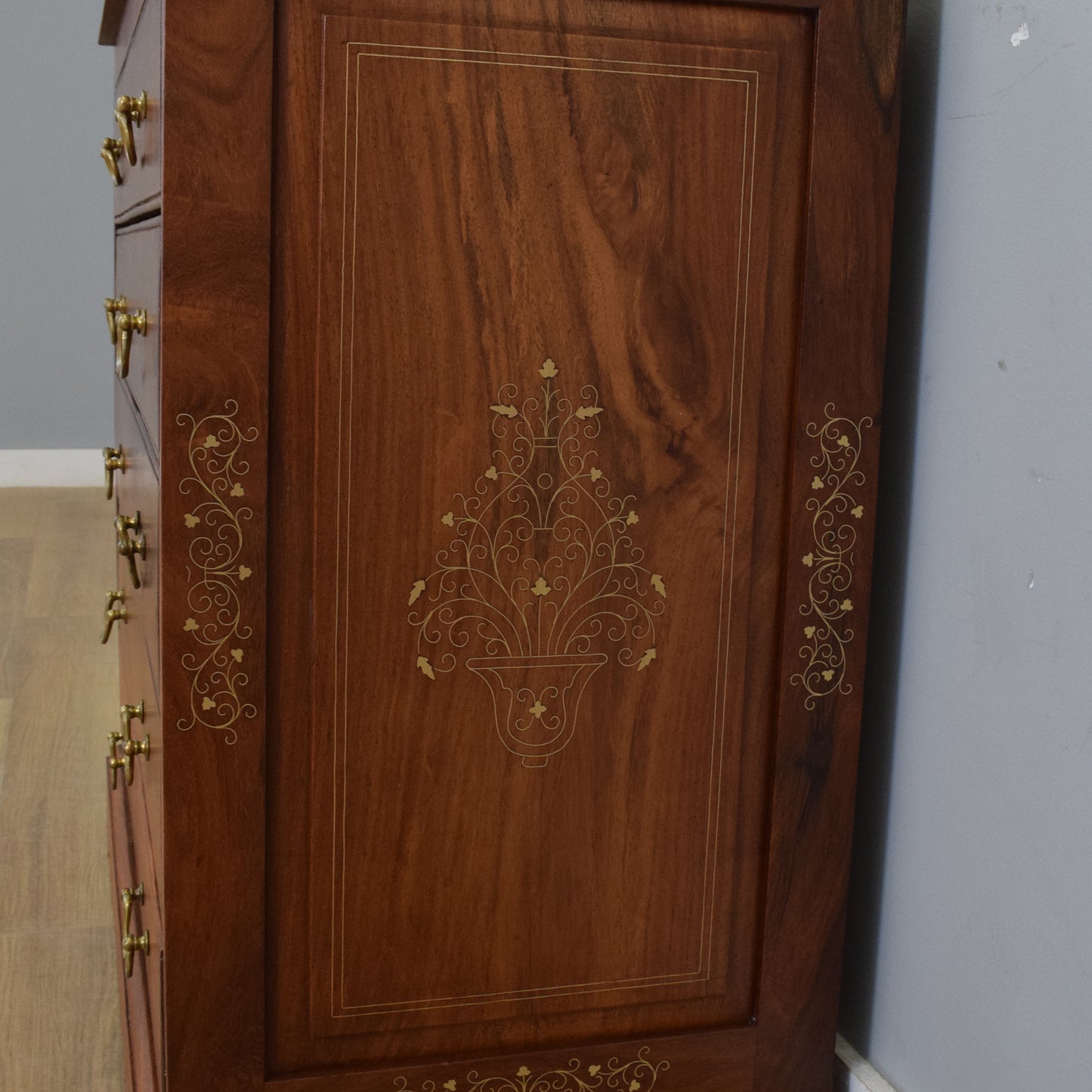 Mahogany Inlay Chest of Drawers