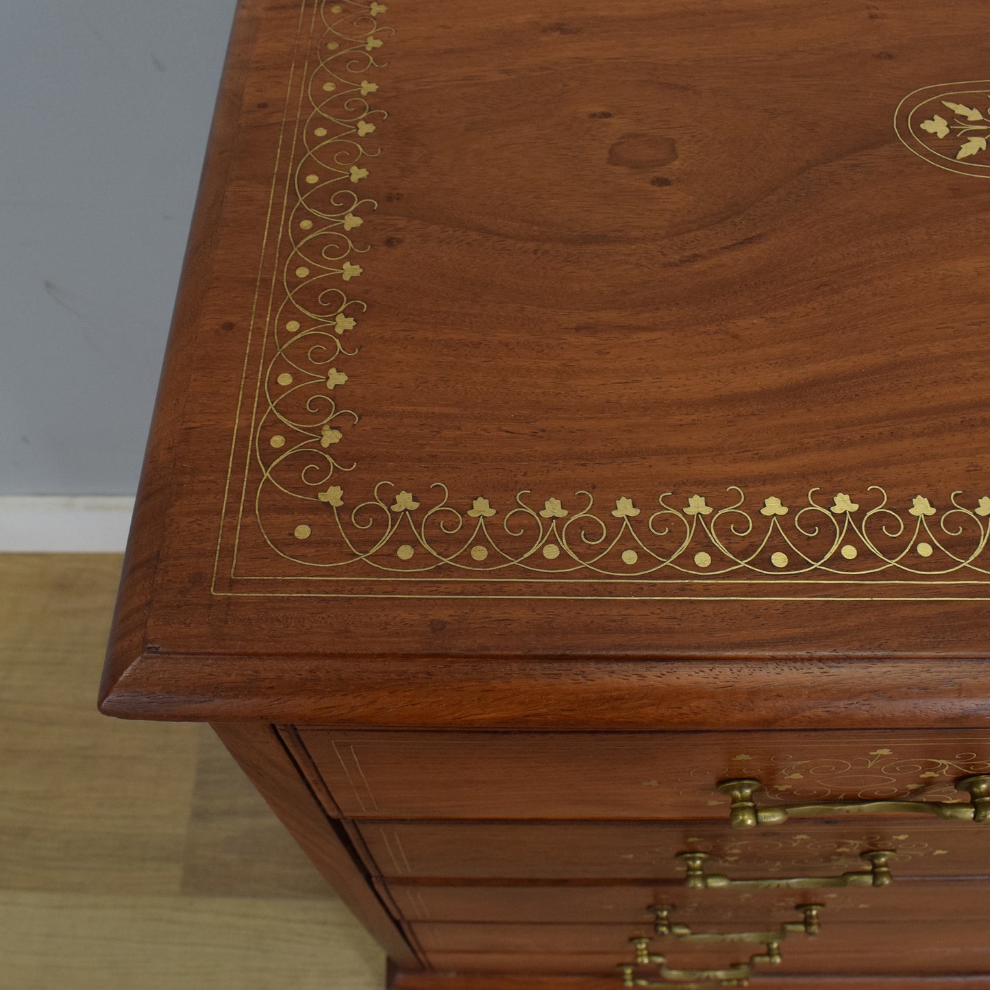 Mahogany Inlay Chest of Drawers