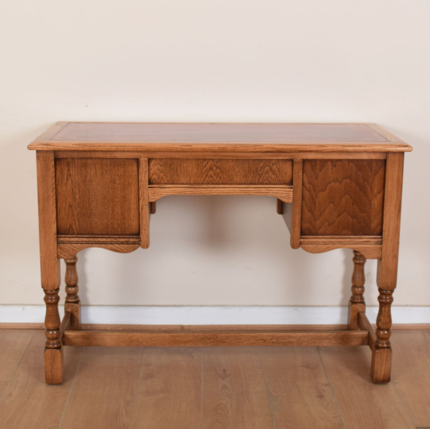 Vintage Leather Top Desk