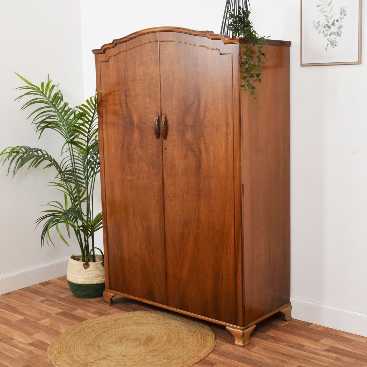Flamed Mahogany Wardrobe