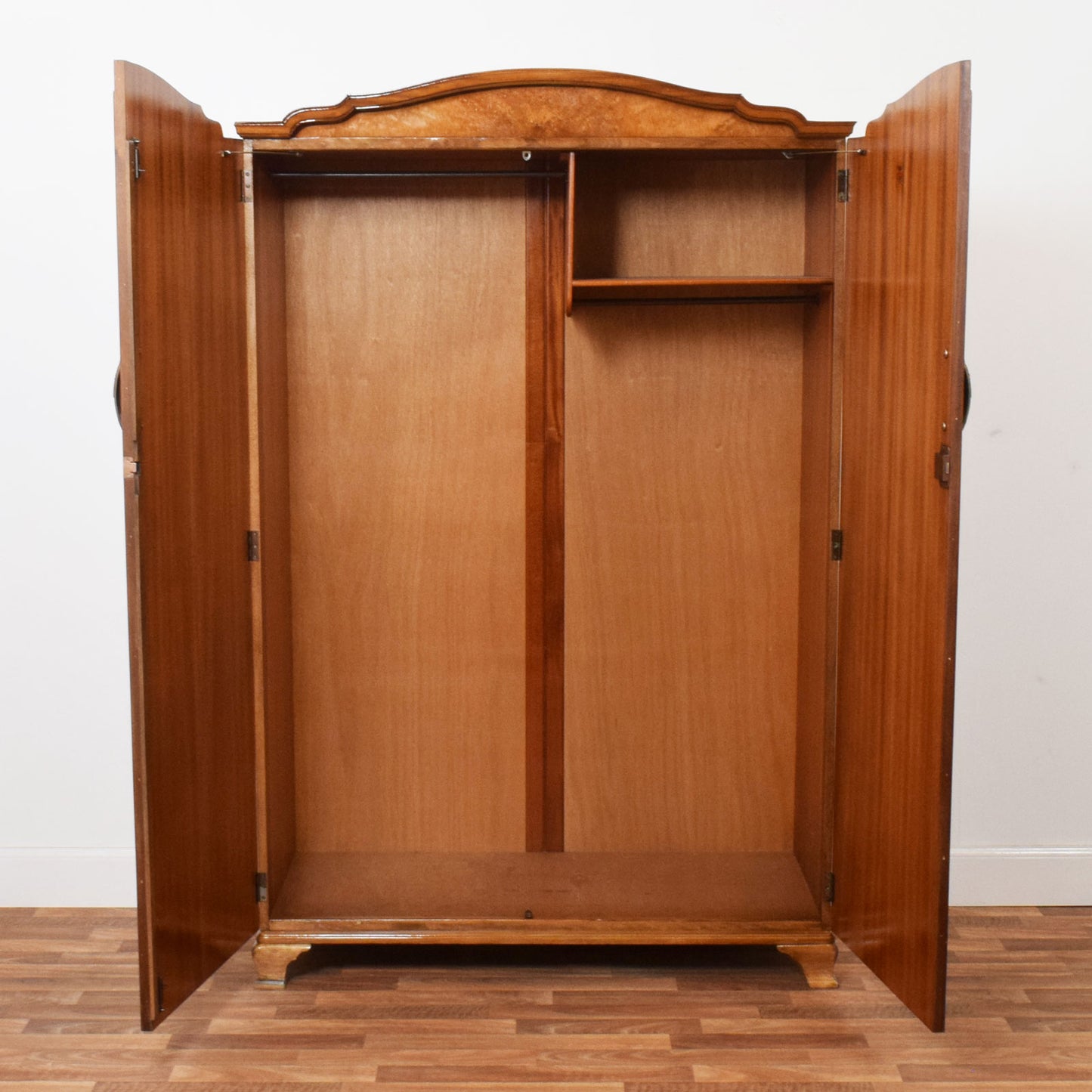 Flamed Mahogany Wardrobe