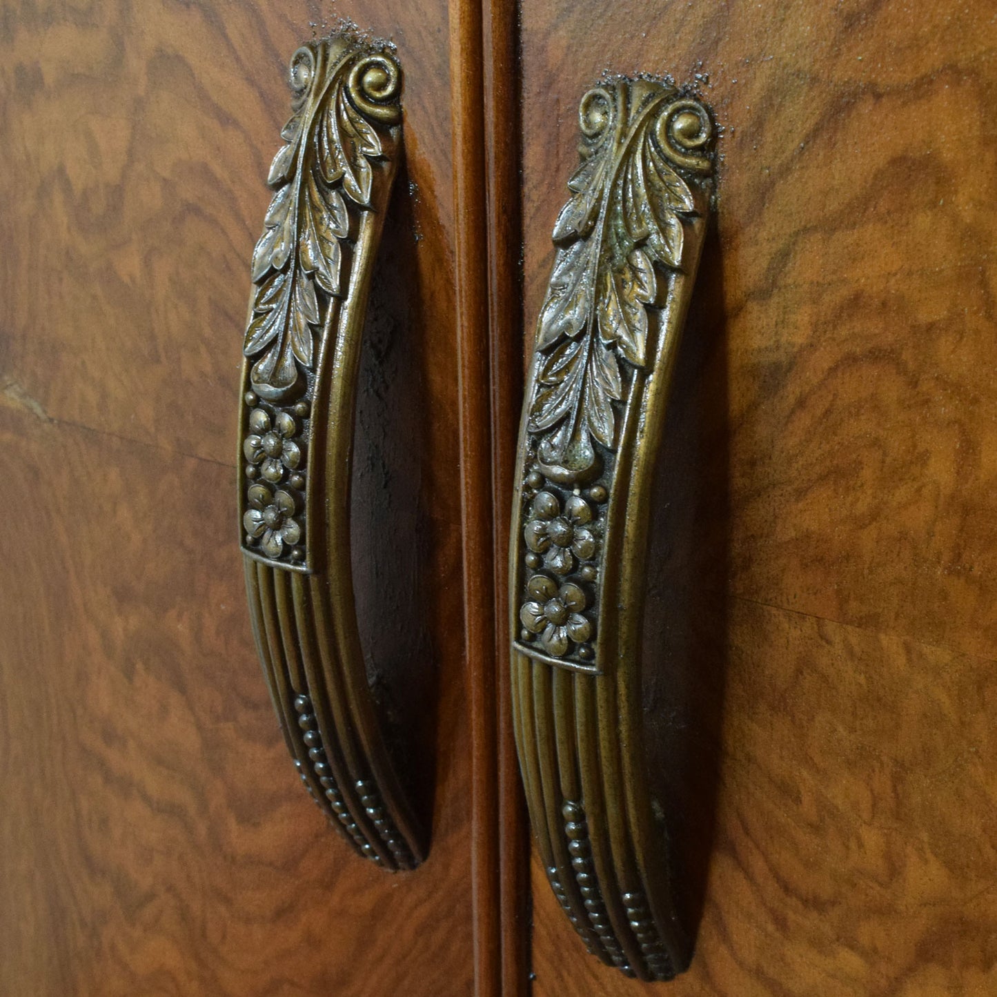Flamed Mahogany Wardrobe