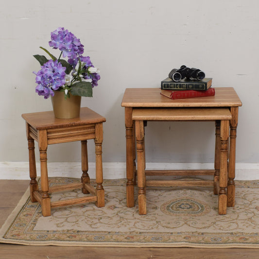 Oak Nest Of Tables