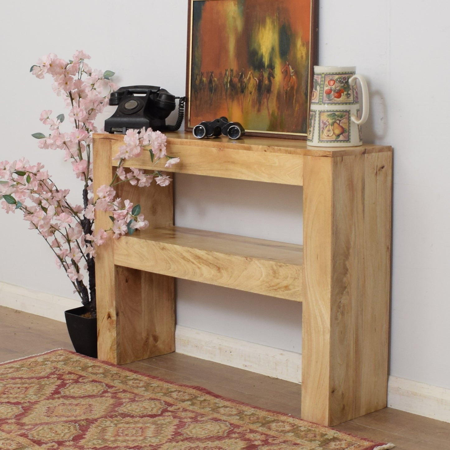 Modern Oak Console Table