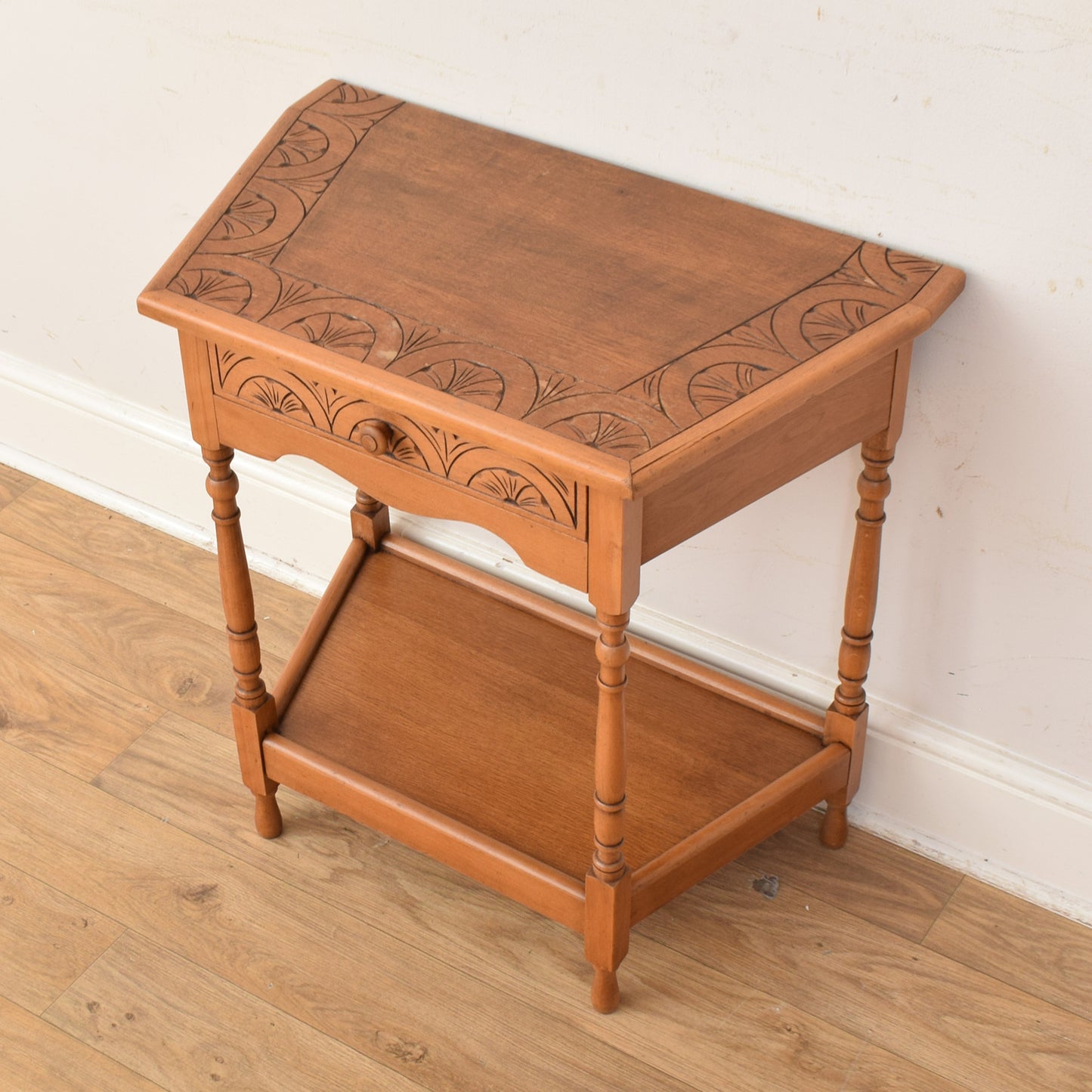Oak Veneer Hall Table