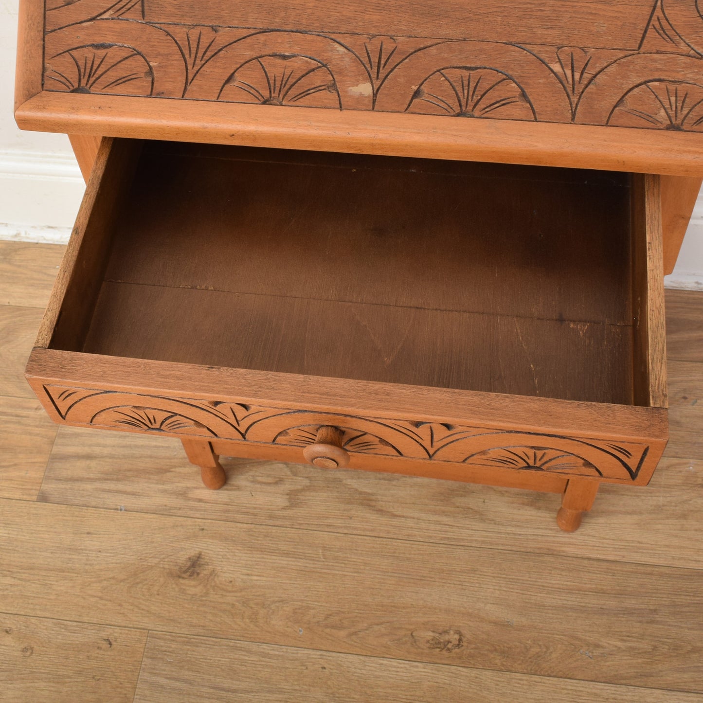 Oak Veneer Hall Table