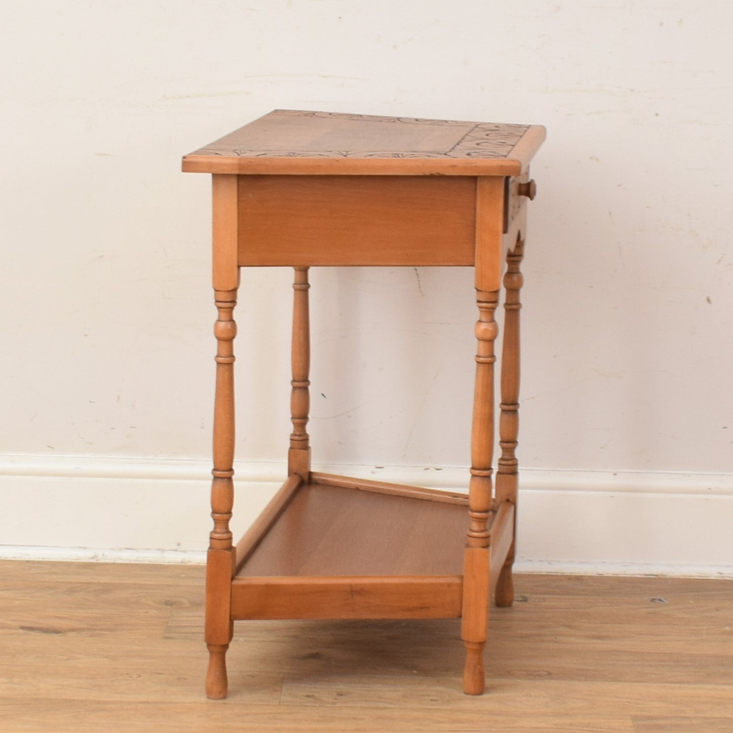 Oak Veneer Hall Table