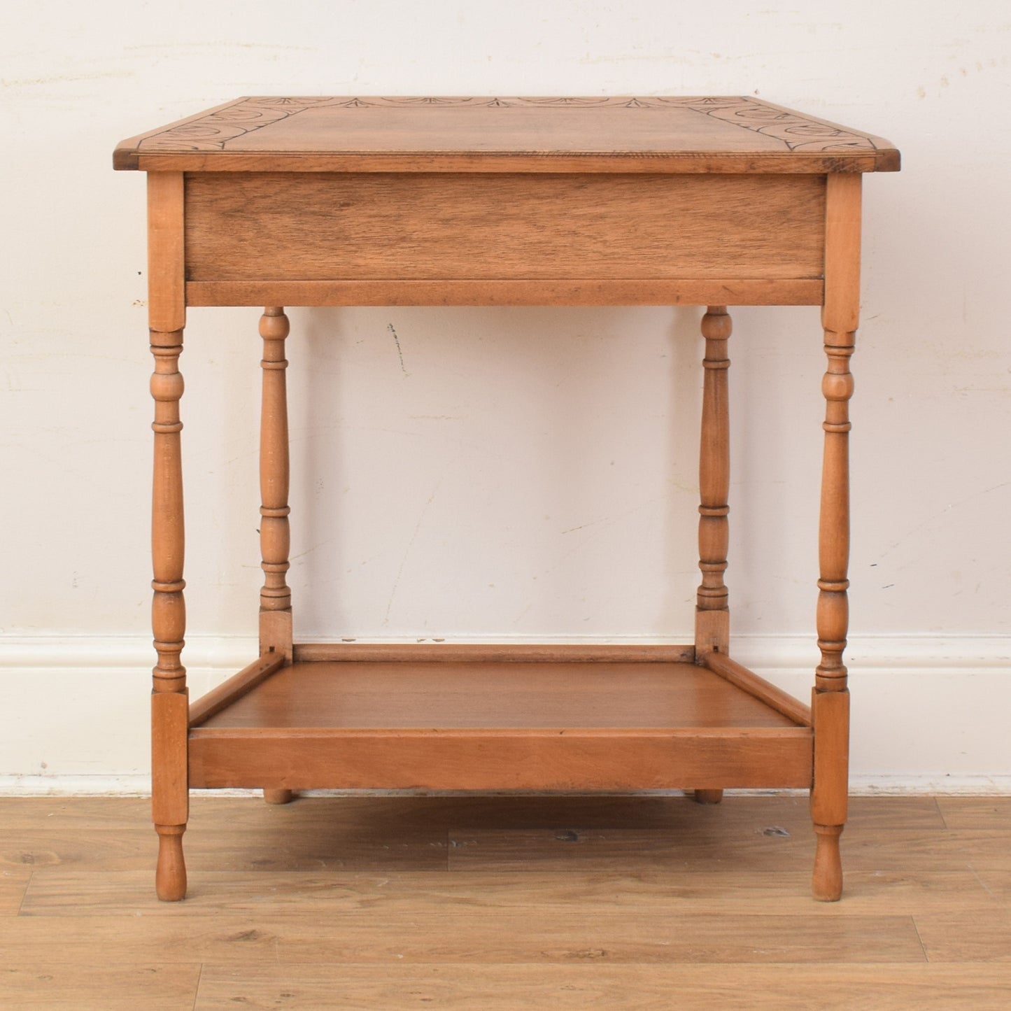 Oak Veneer Hall Table