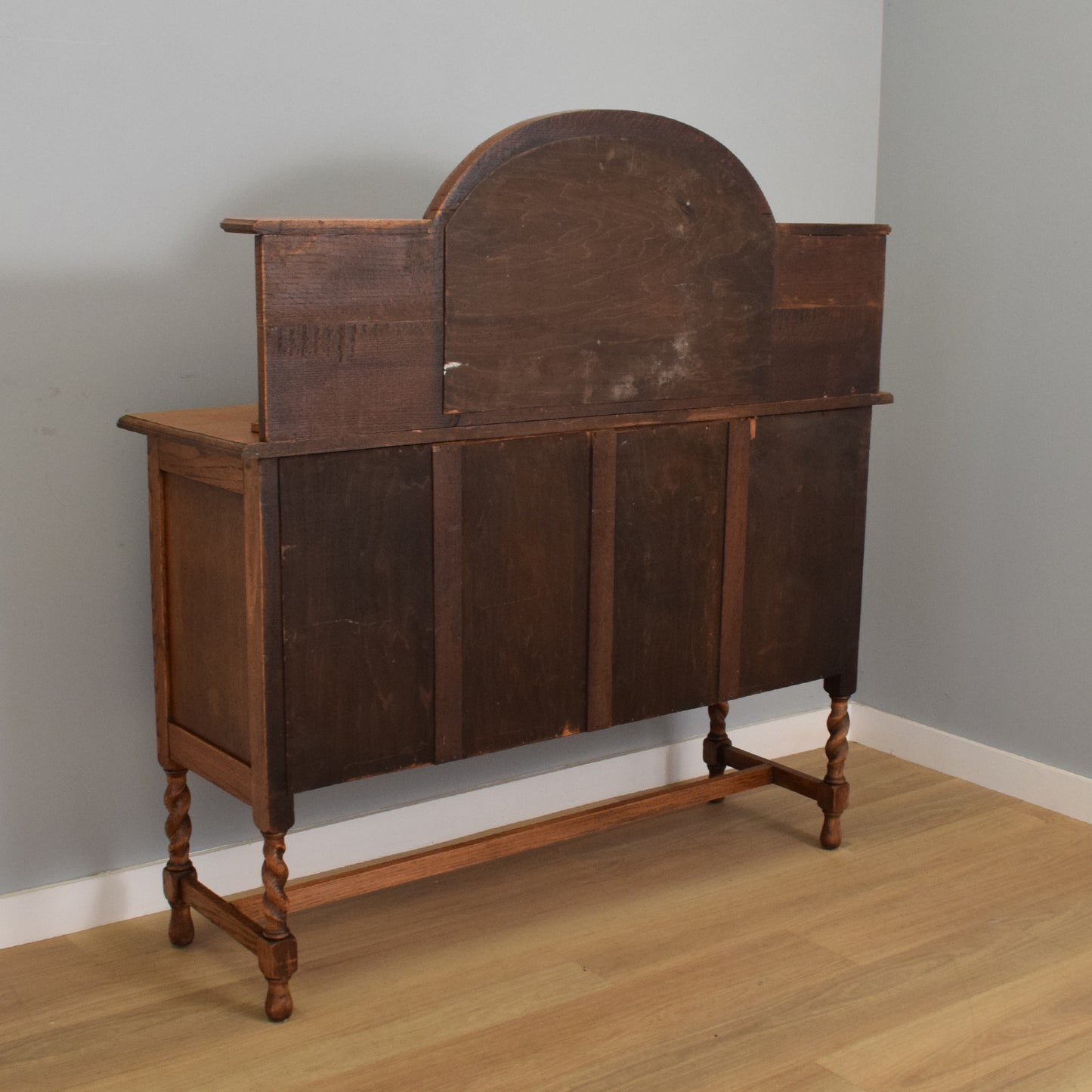 Oak Mirrored Sideboard