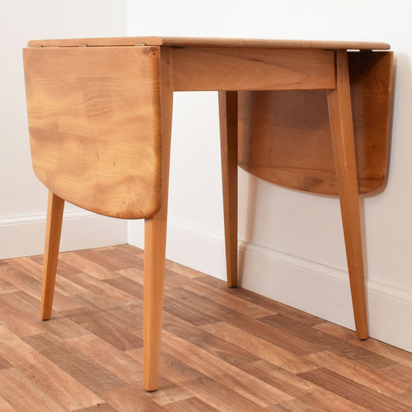 Ercol Drop Leaf Table and Two Chairs