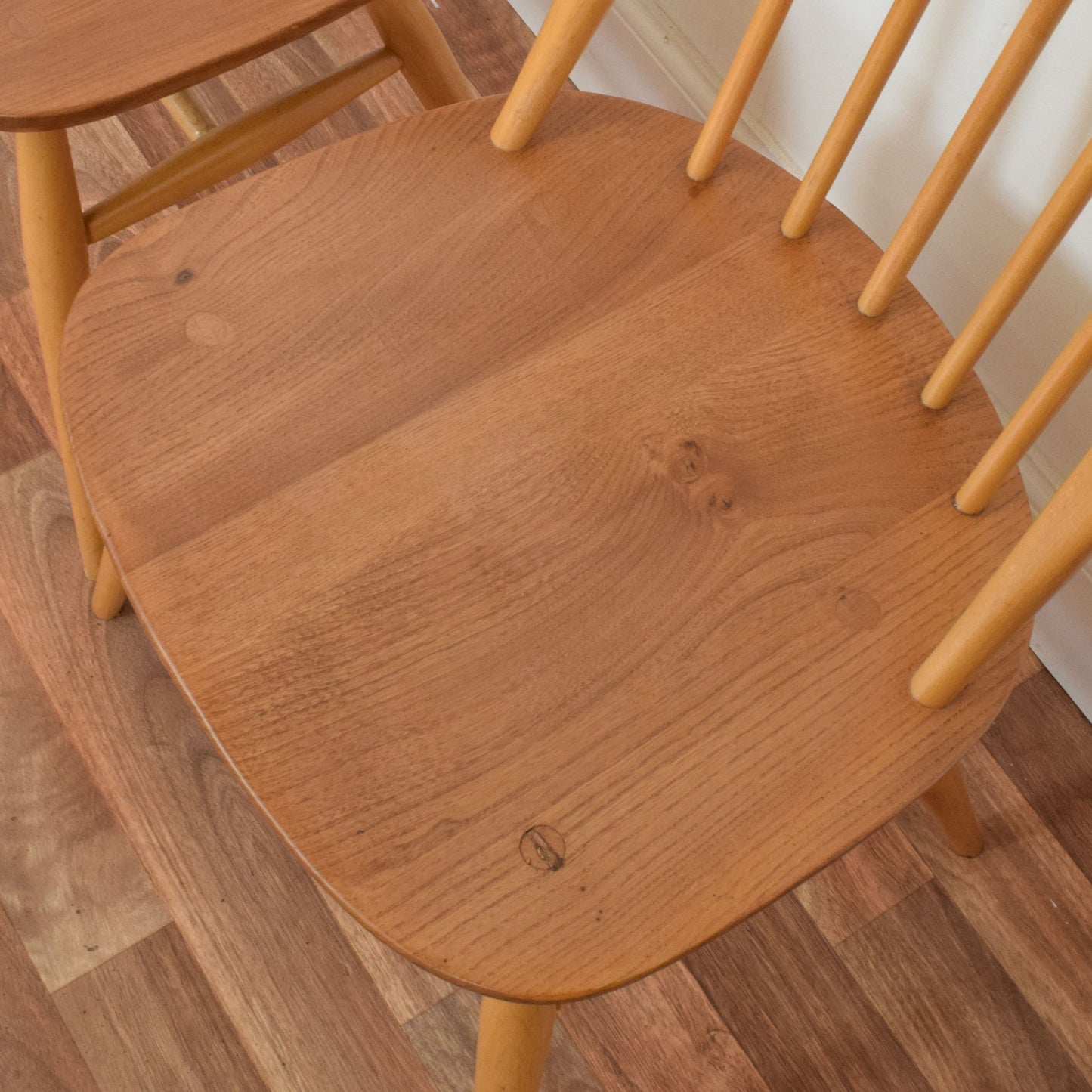 Ercol Drop Leaf Table and Two Chairs