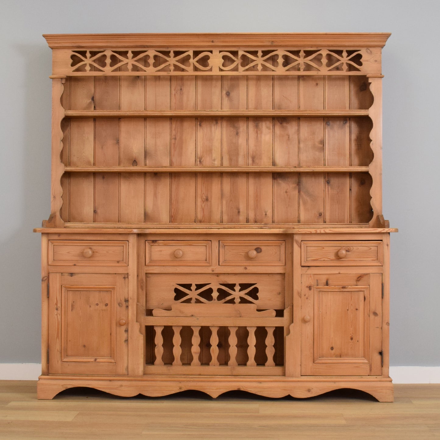 Large Rustic Pine Dresser