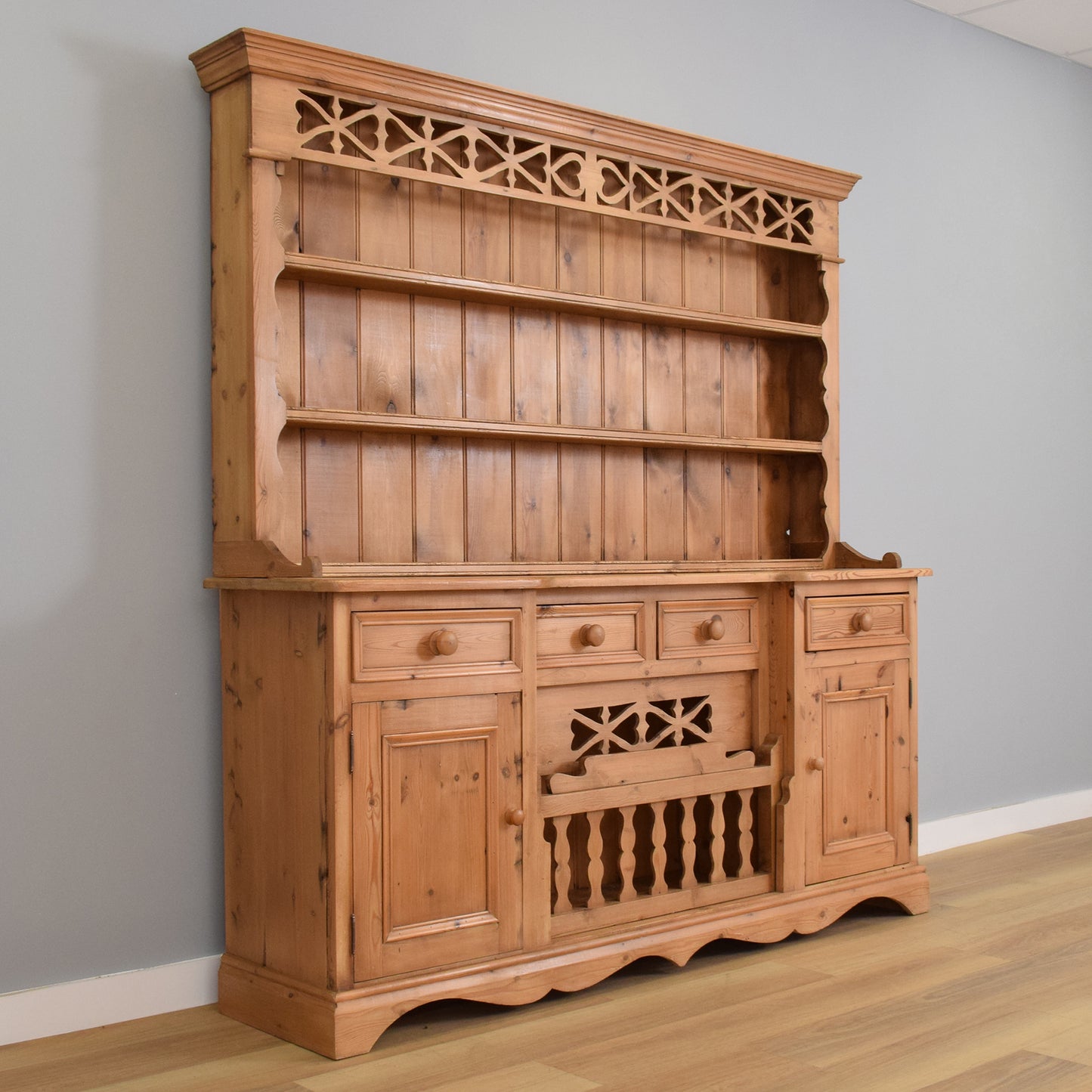 Large Rustic Pine Dresser