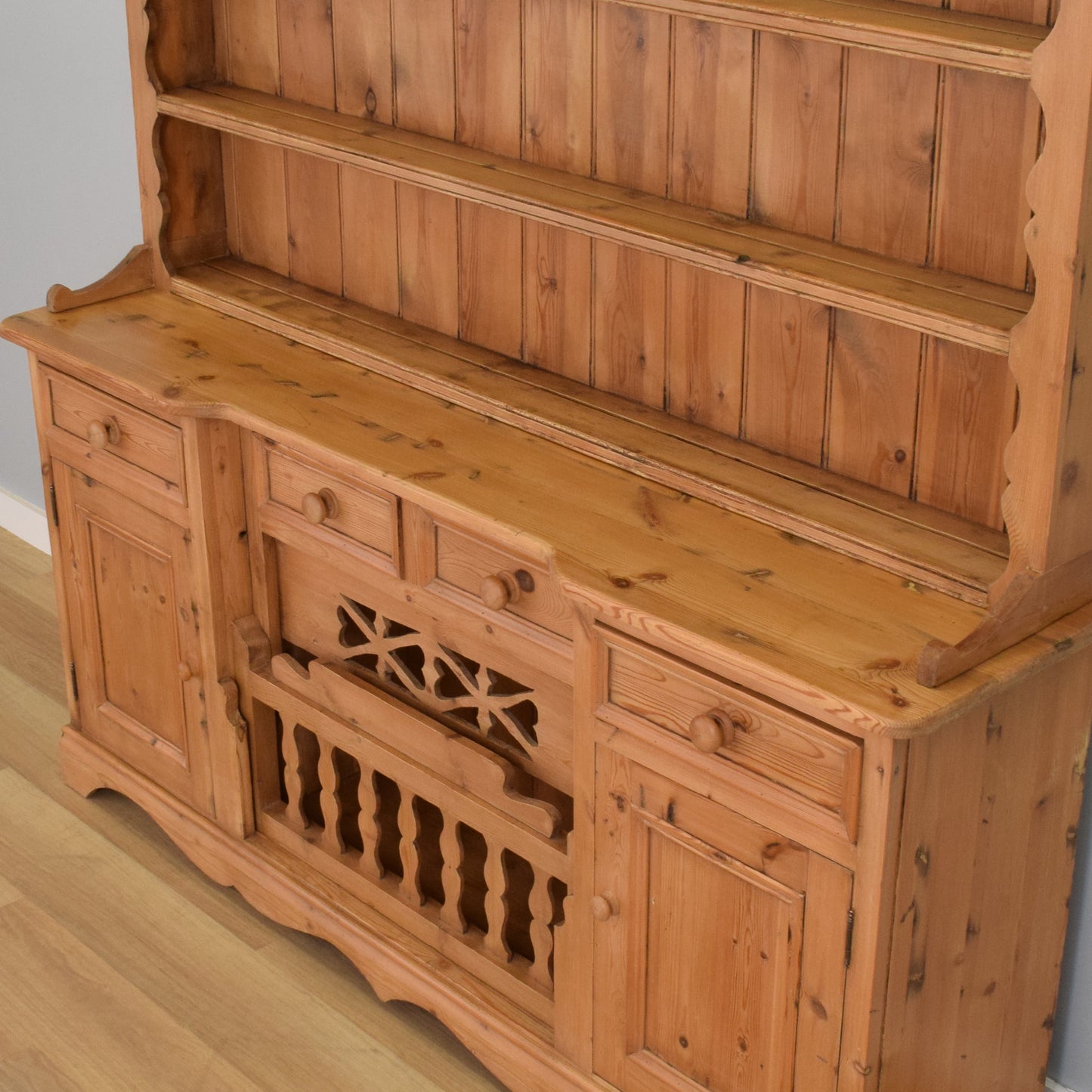 Large Rustic Pine Dresser