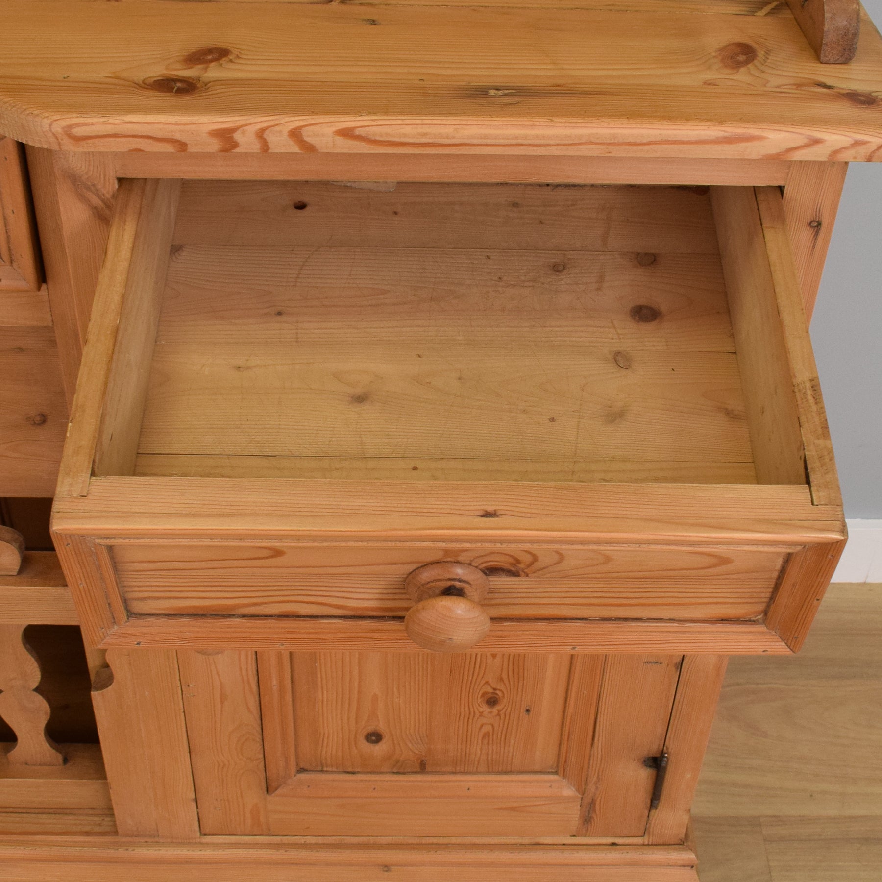 Pine wood dresser sales
