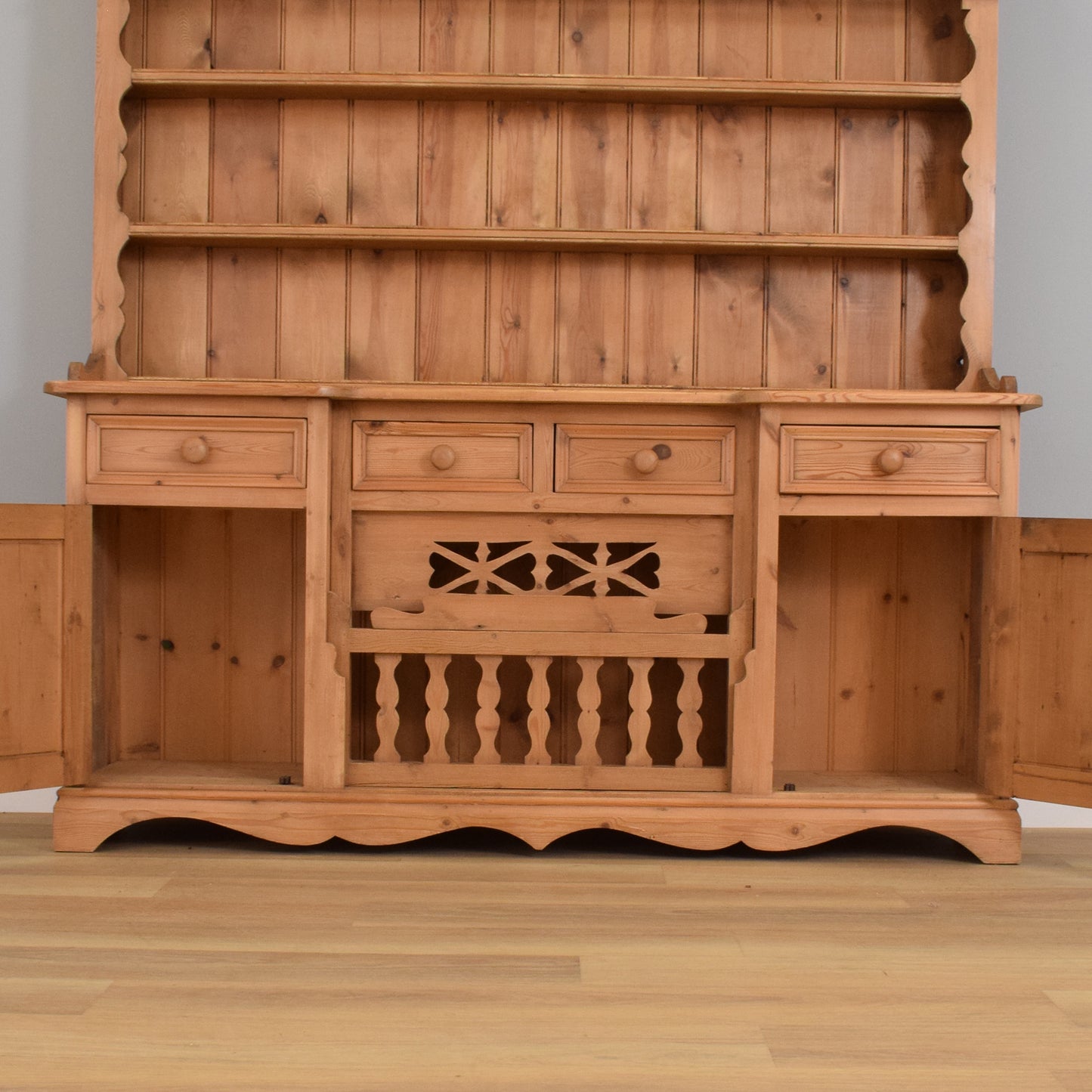 Large Rustic Pine Dresser