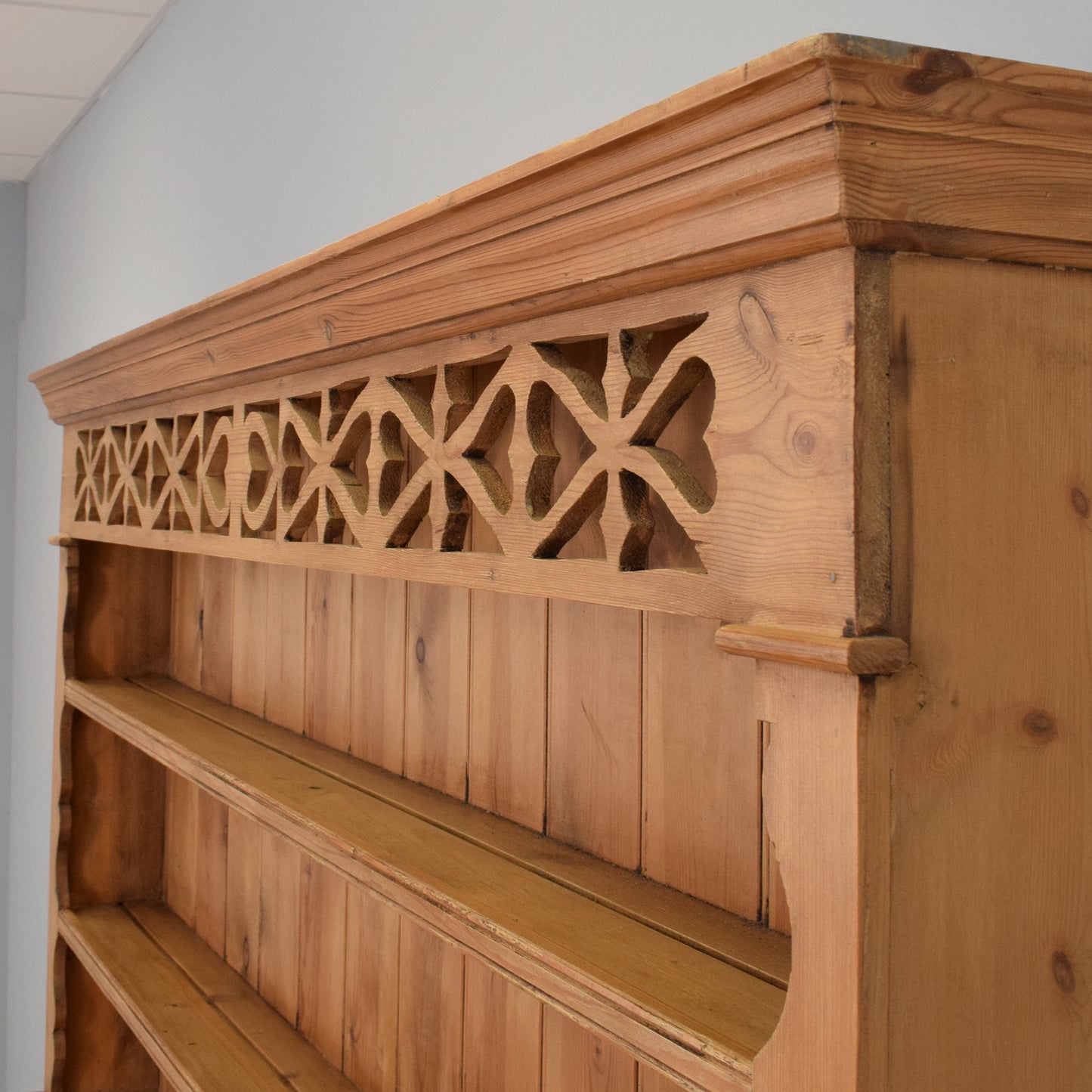 Large Rustic Pine Dresser