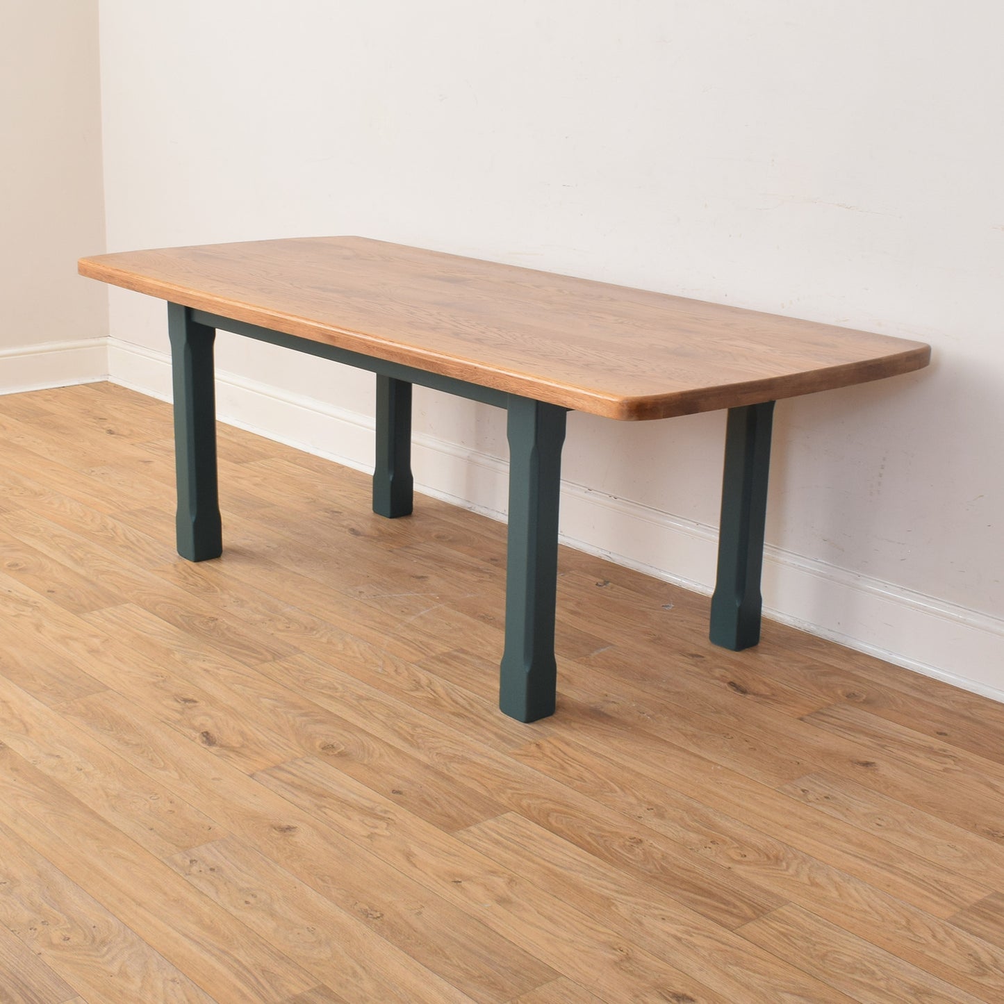 Painted Table And Six Chairs