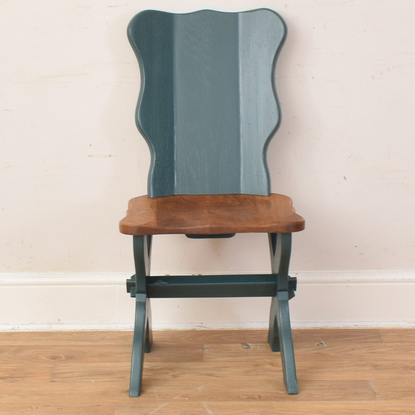 Painted Table And Six Chairs