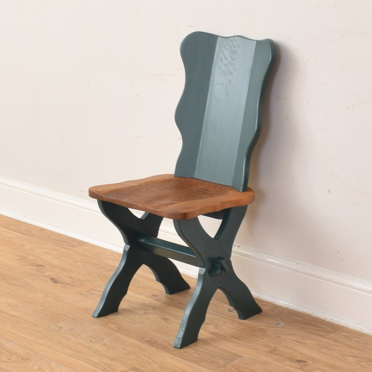 Painted Table And Six Chairs