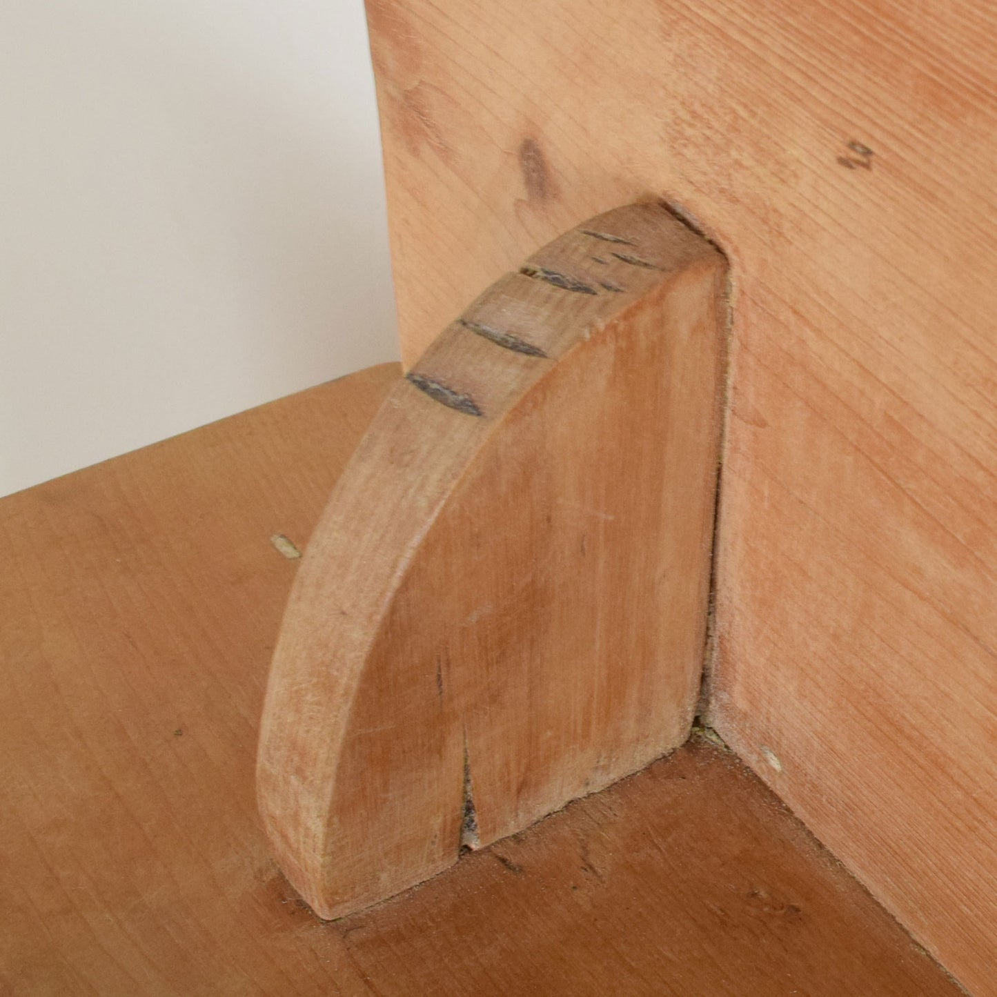 Rustic Pine Dressing Table