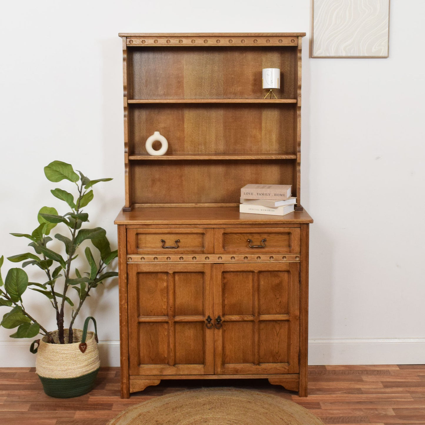 Carved Oak Dresser