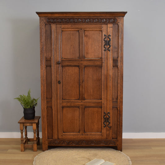 Solid Oak Hallrobe