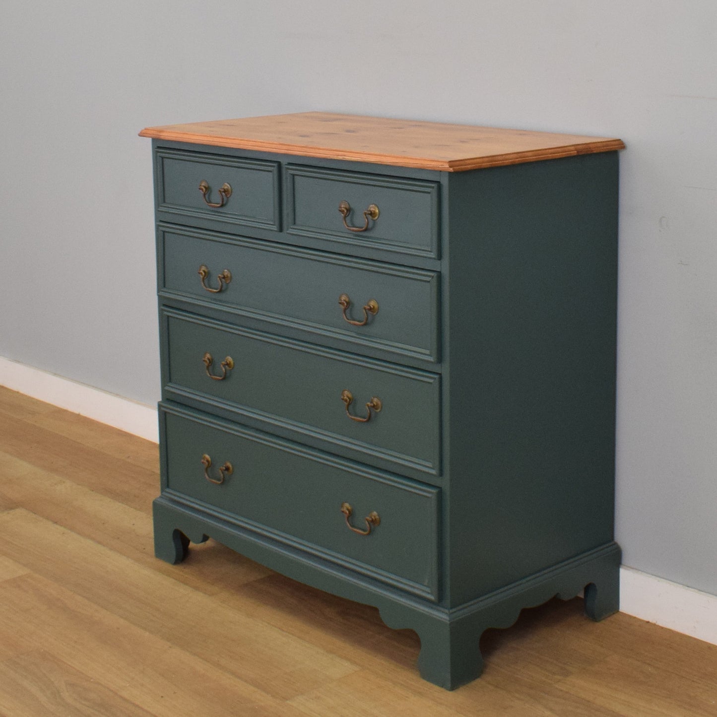 Painted Solid Pine Chest of Drawers