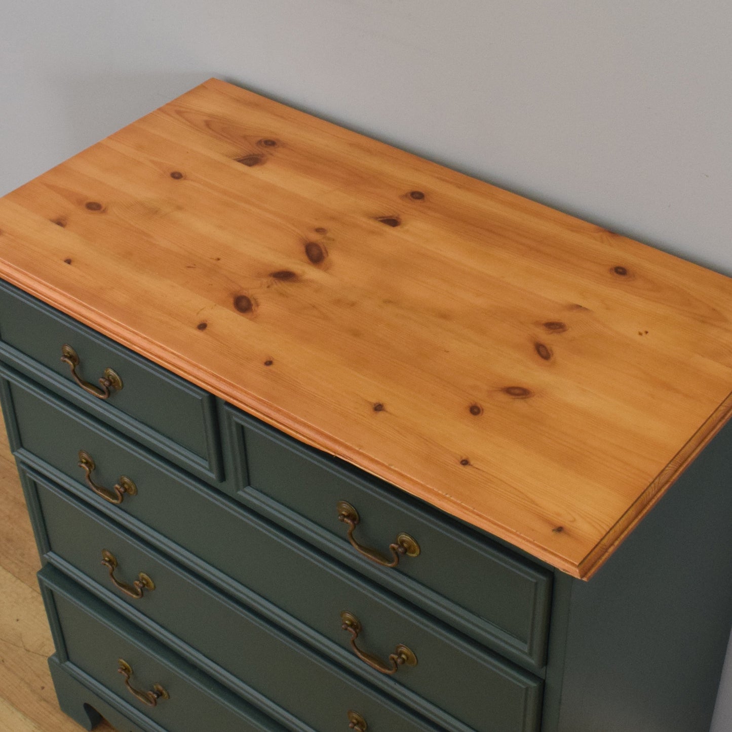 Painted Solid Pine Chest of Drawers