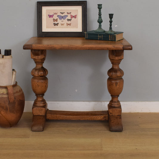 Solid Oak Side Table