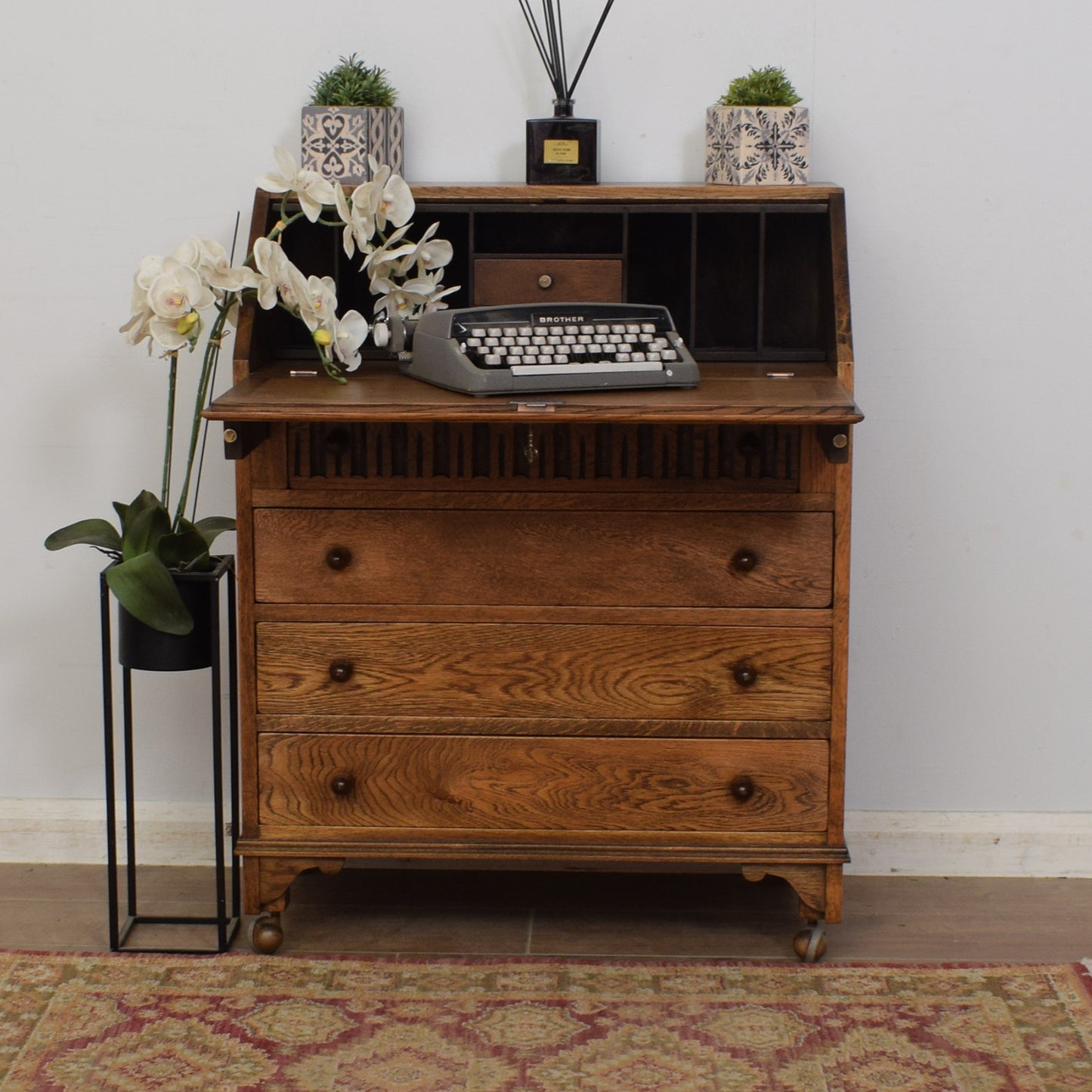 Restored Oak Bureau