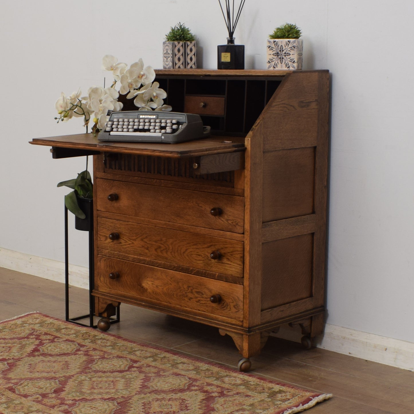 Restored Oak Bureau