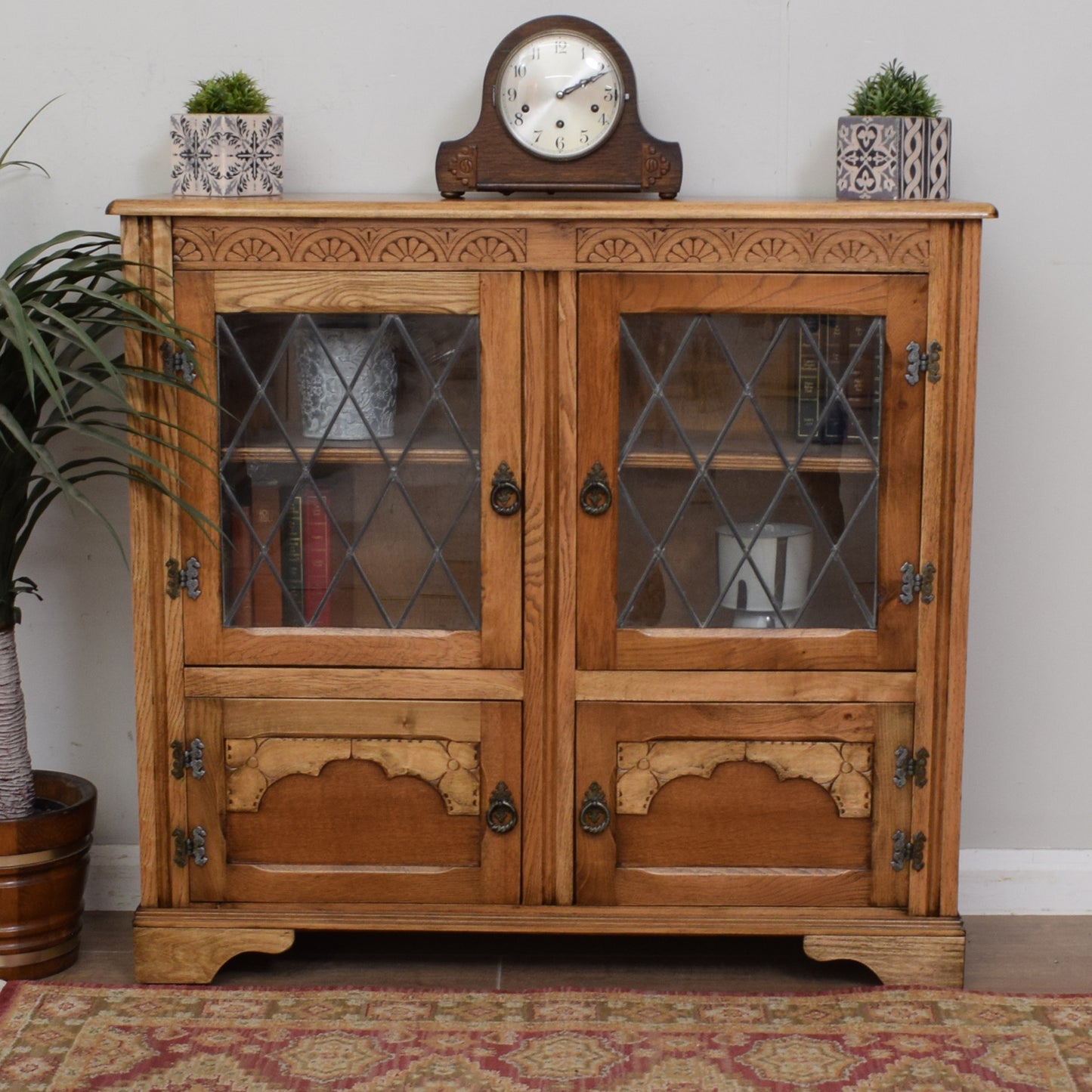 Oak Glazed Cabinet