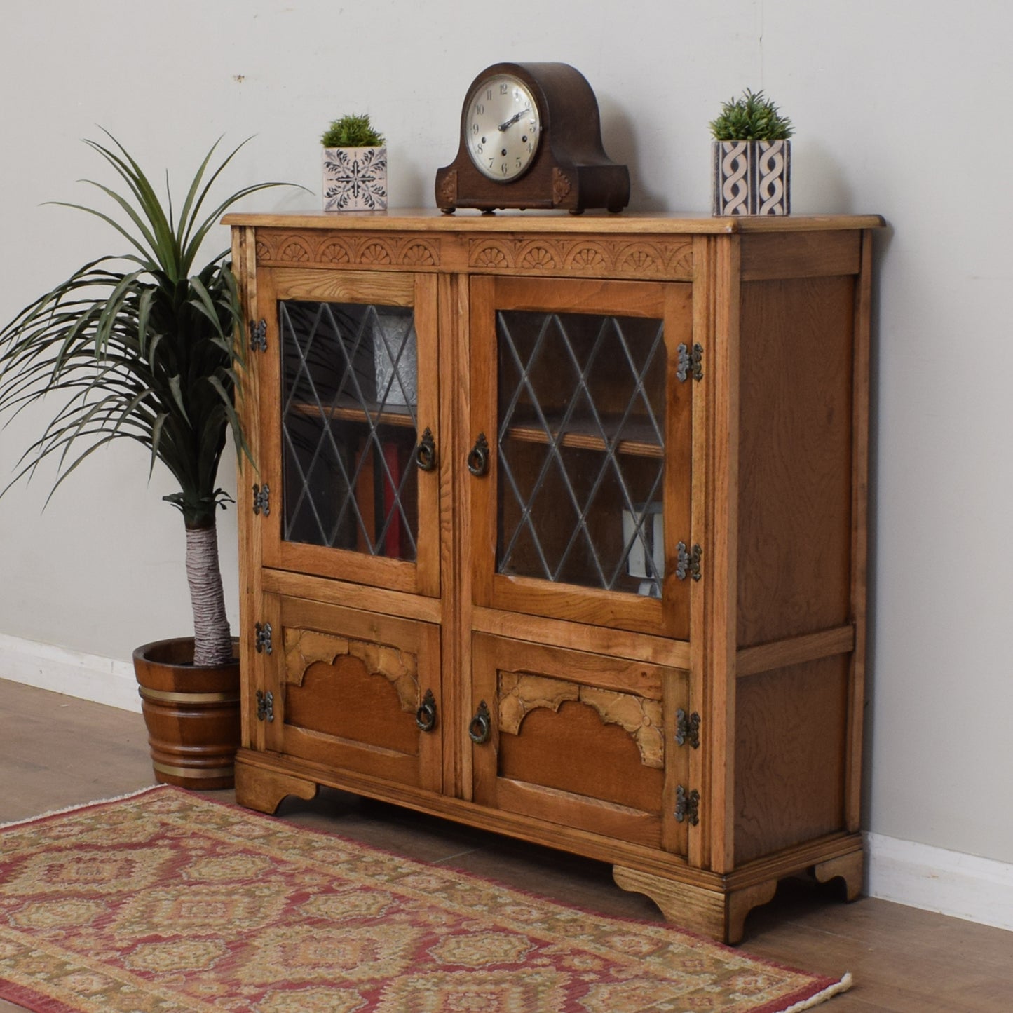 Oak Glazed Cabinet