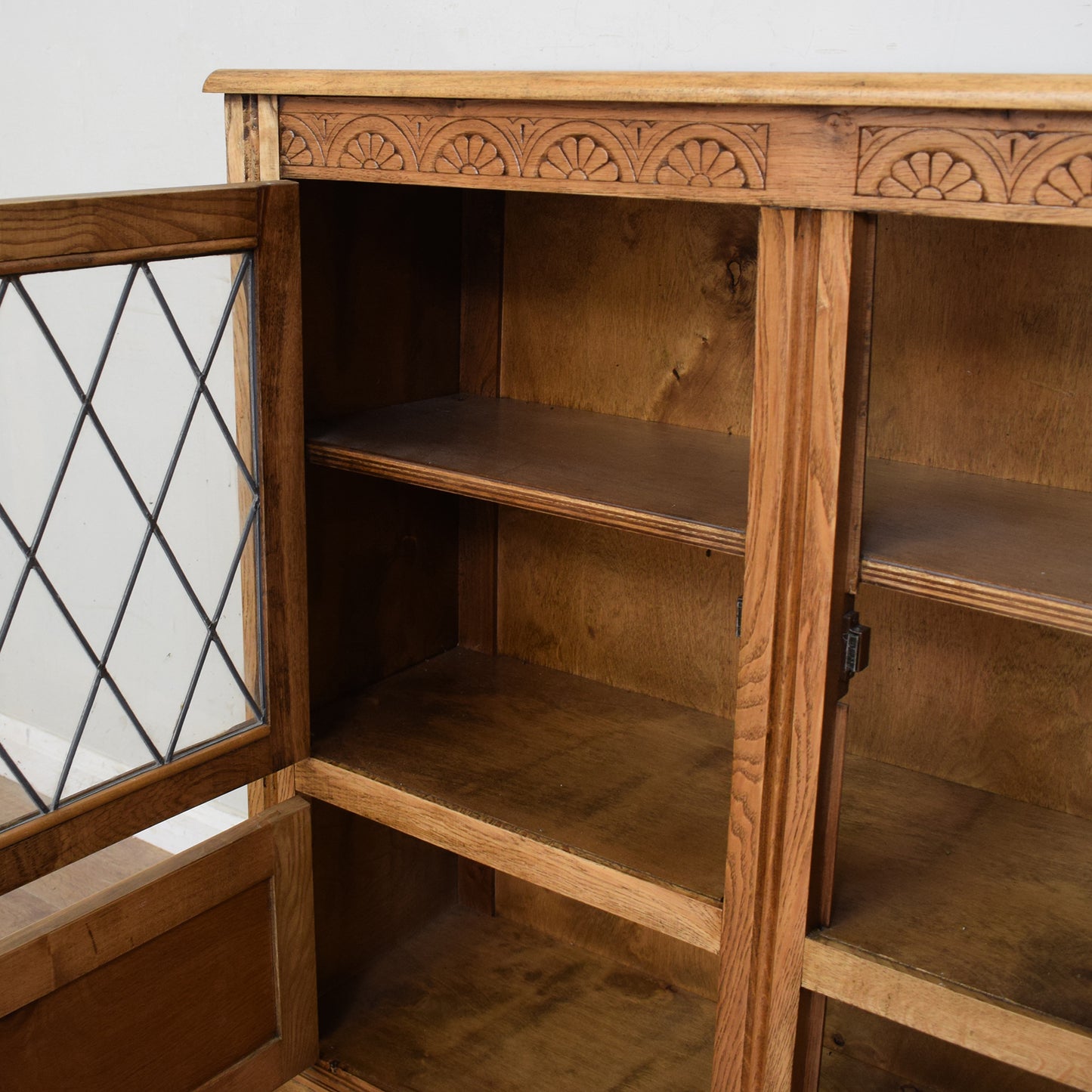 Oak Glazed Cabinet