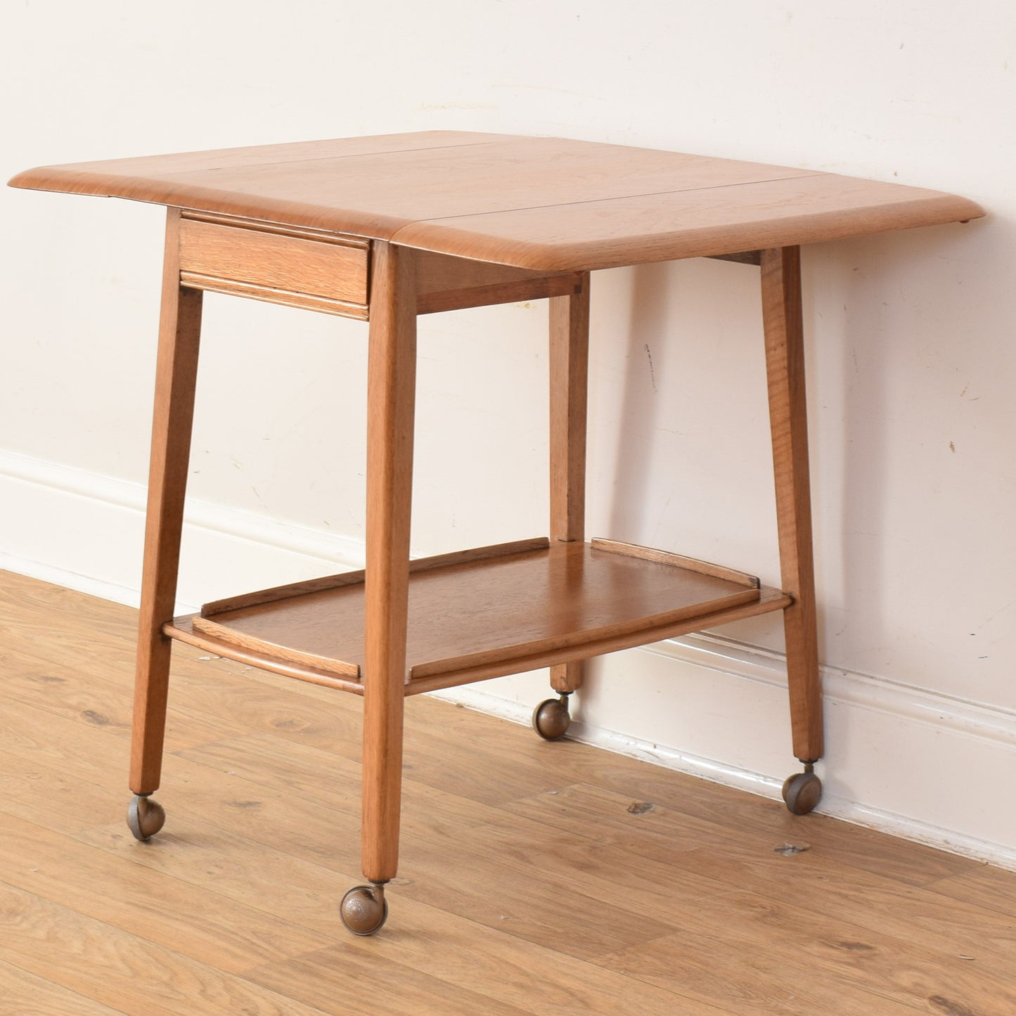 Oak Tea Trolley